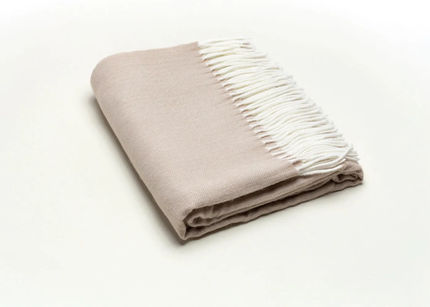 402 - Fringed Herringbone - 50" x 60"