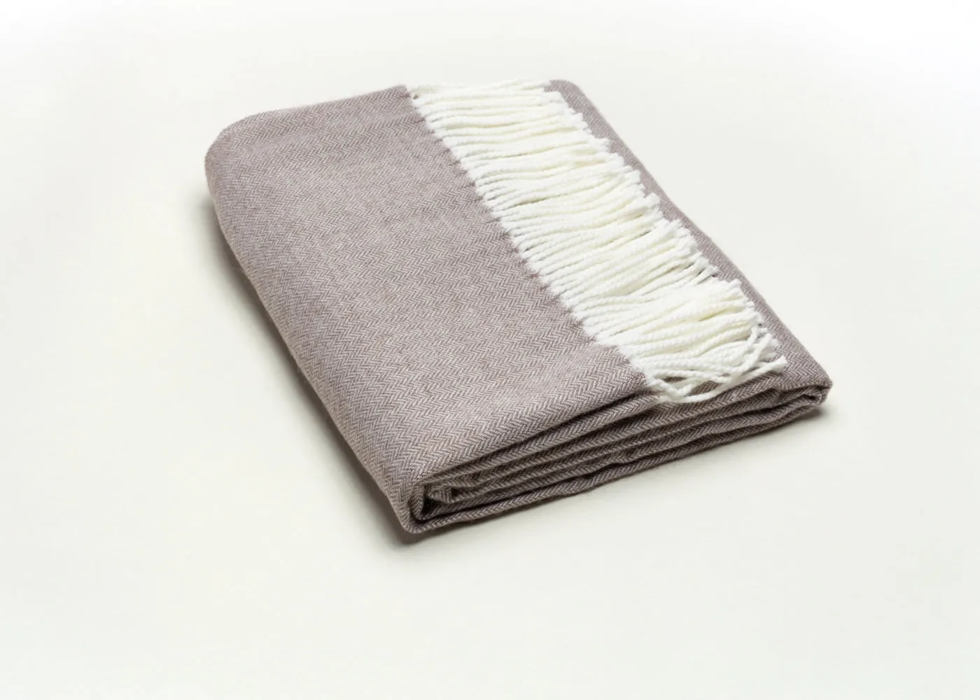 402 - Fringed Herringbone - 50" x 60"