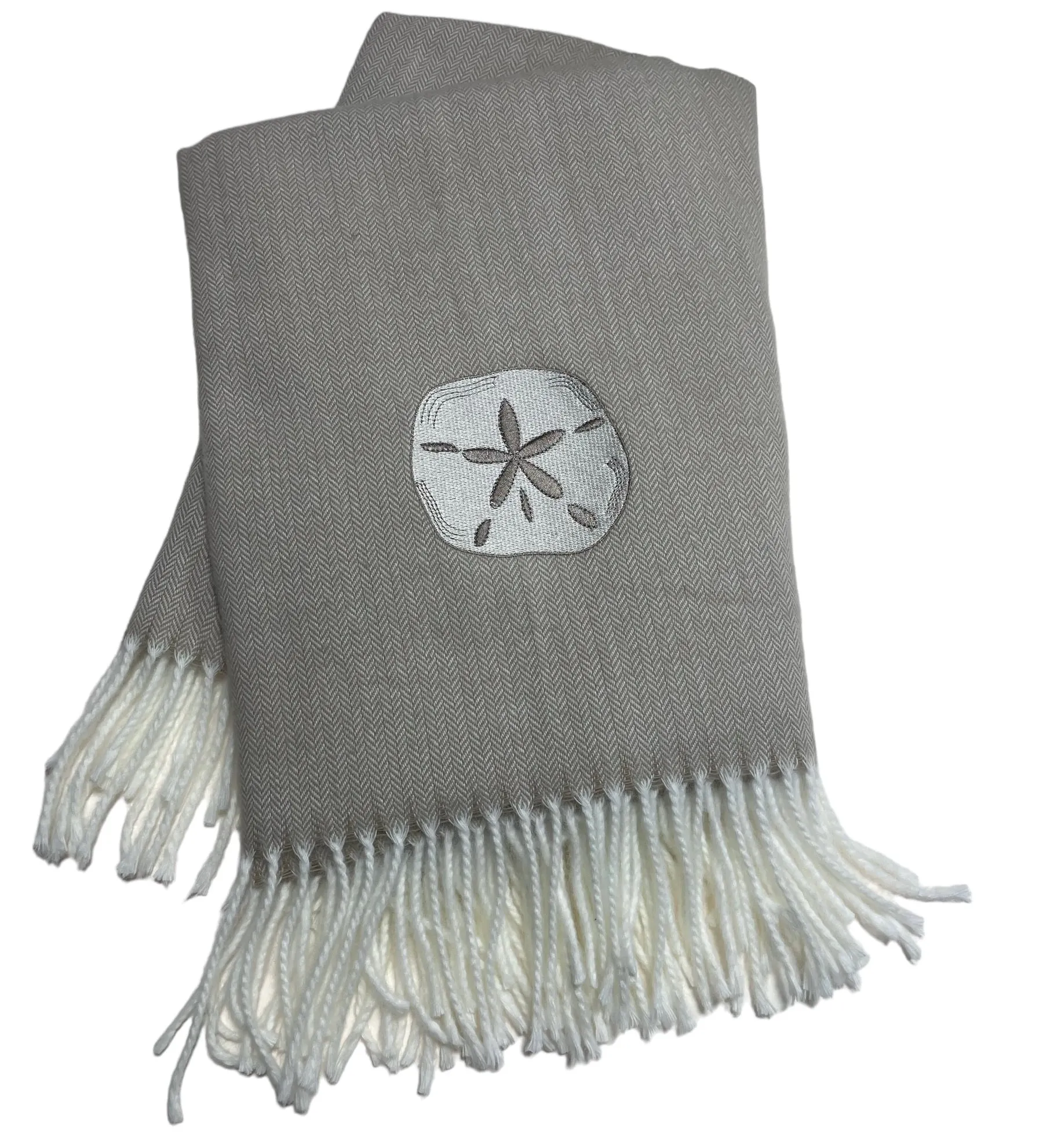 402 - Fringed Herringbone - 50" x 60"