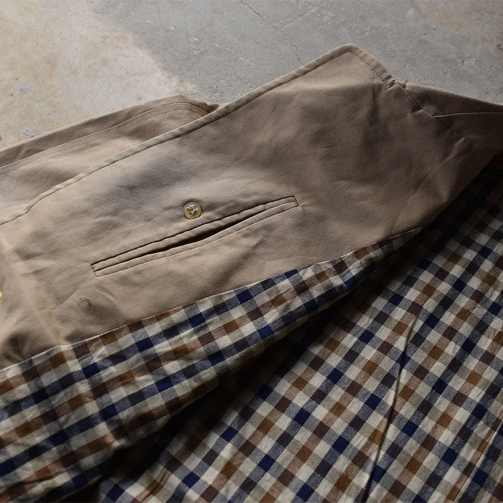 90’s Aquascutum クラブハウスチェックライナー ステンカラーコート 221027
