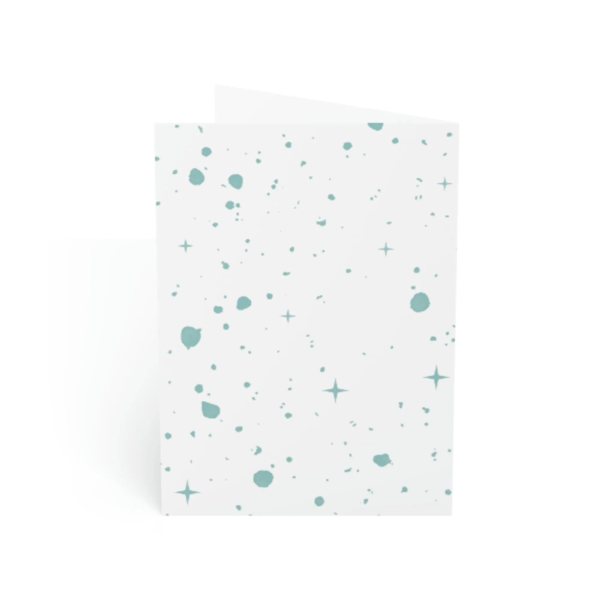 A Cup of Holiday Cheer Folded Greeting Cards (1, 10, 30, and 50pcs)