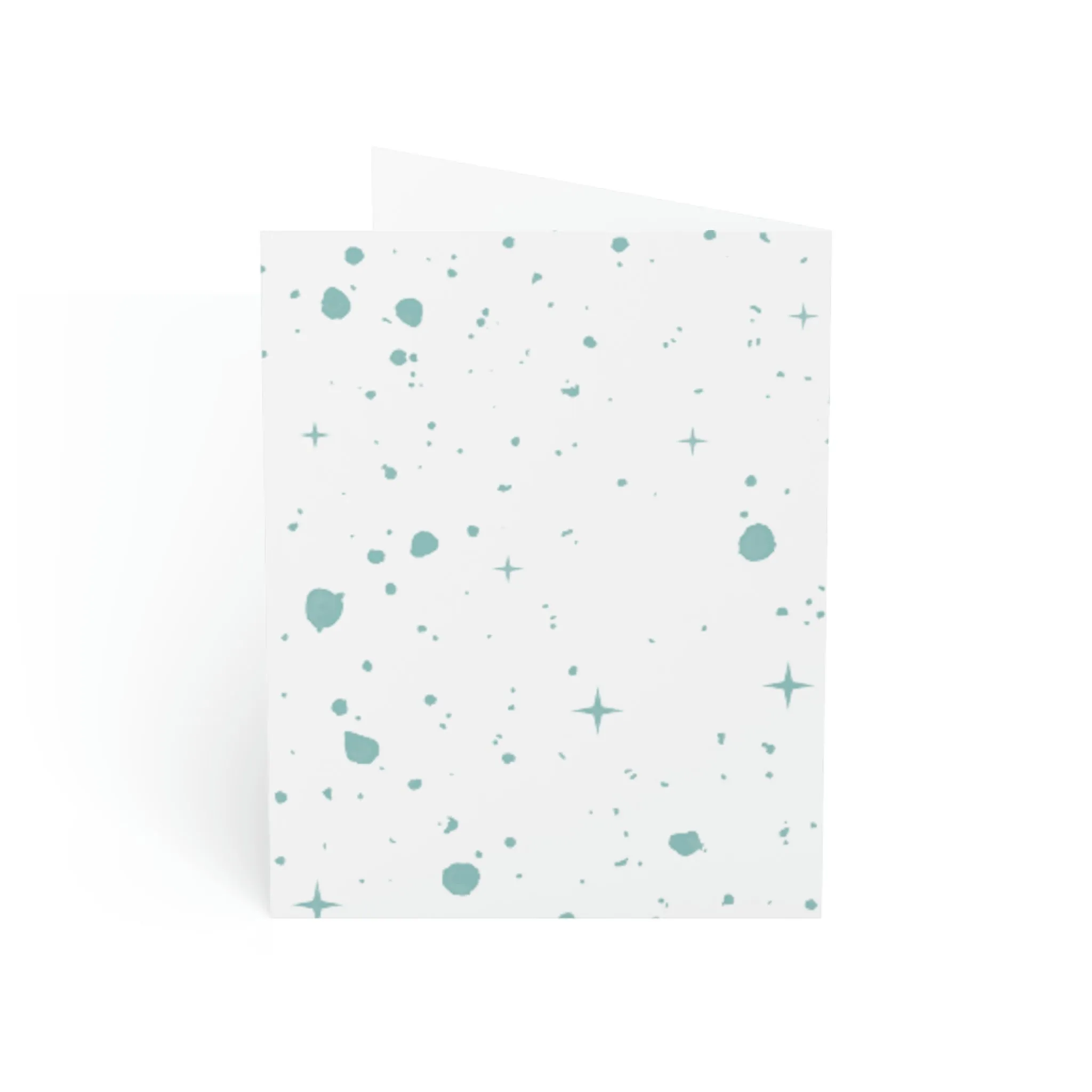 A Cup of Holiday Cheer Folded Greeting Cards (1, 10, 30, and 50pcs)