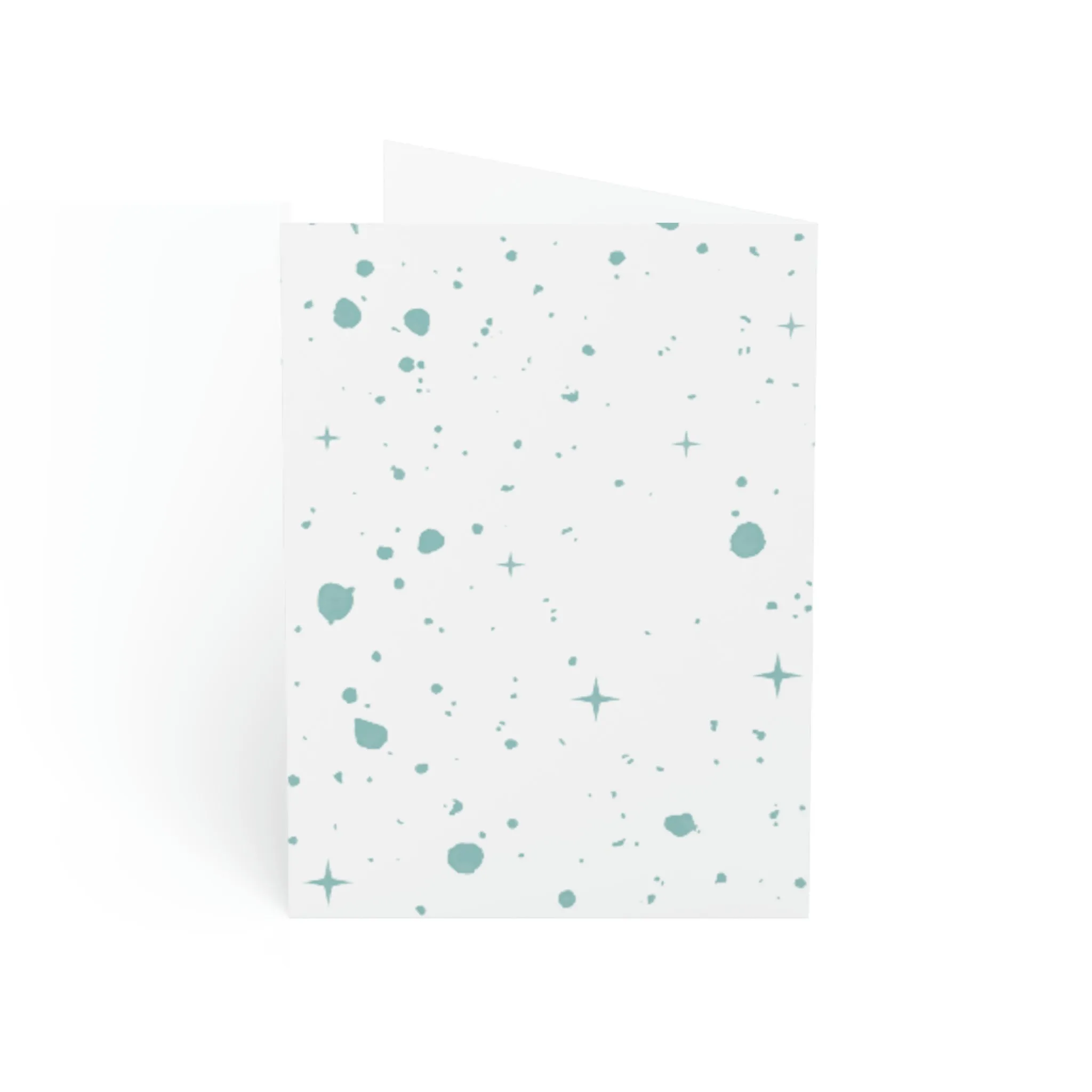 A Cup of Holiday Cheer Folded Greeting Cards (1, 10, 30, and 50pcs)