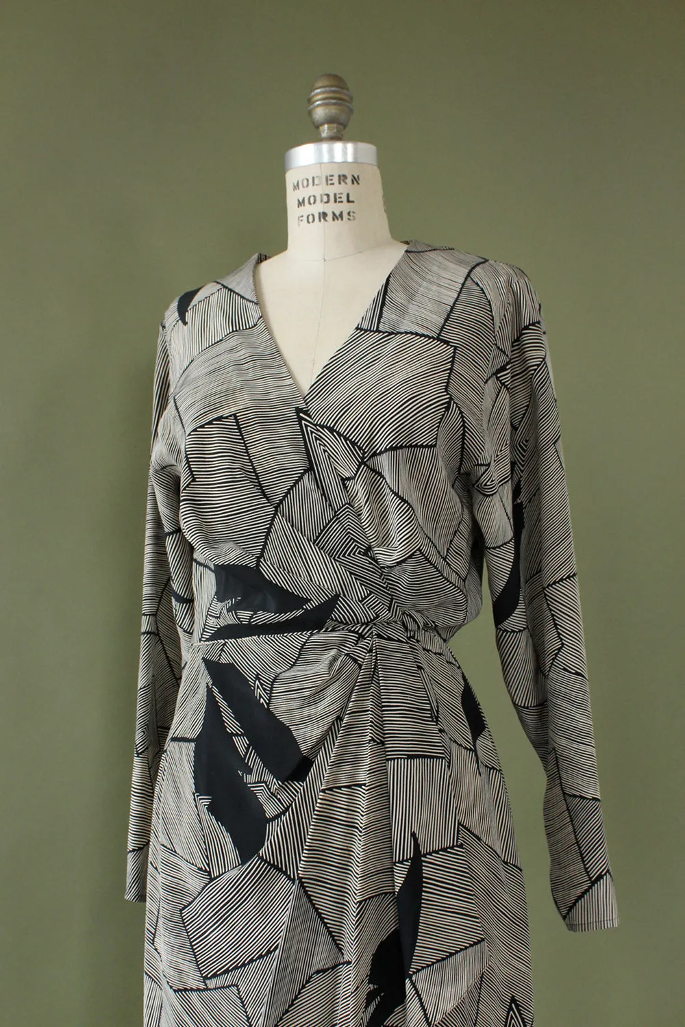 Adrianna Silk Maze Dress S/M