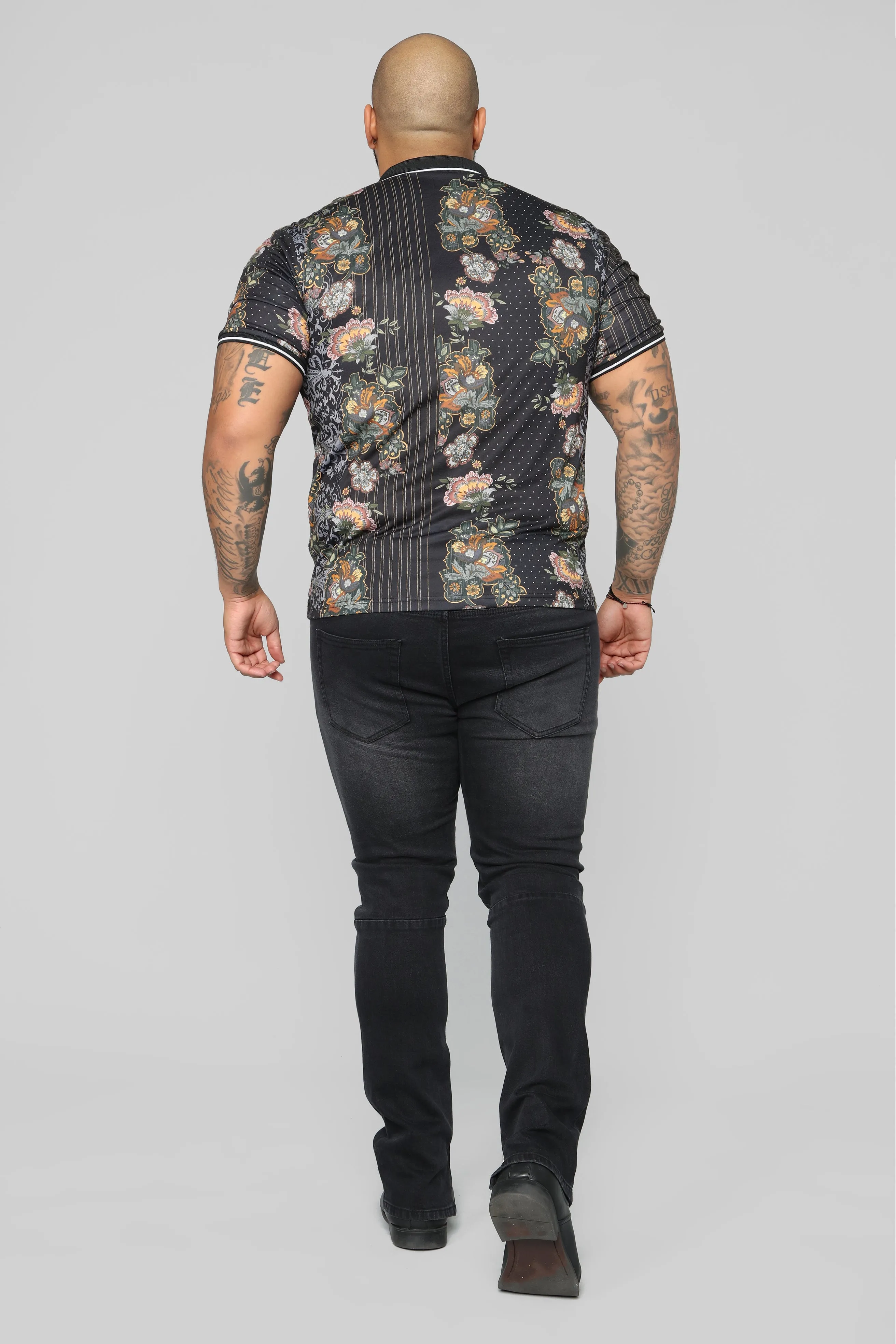 Alton Short Sleeve Polo - Black