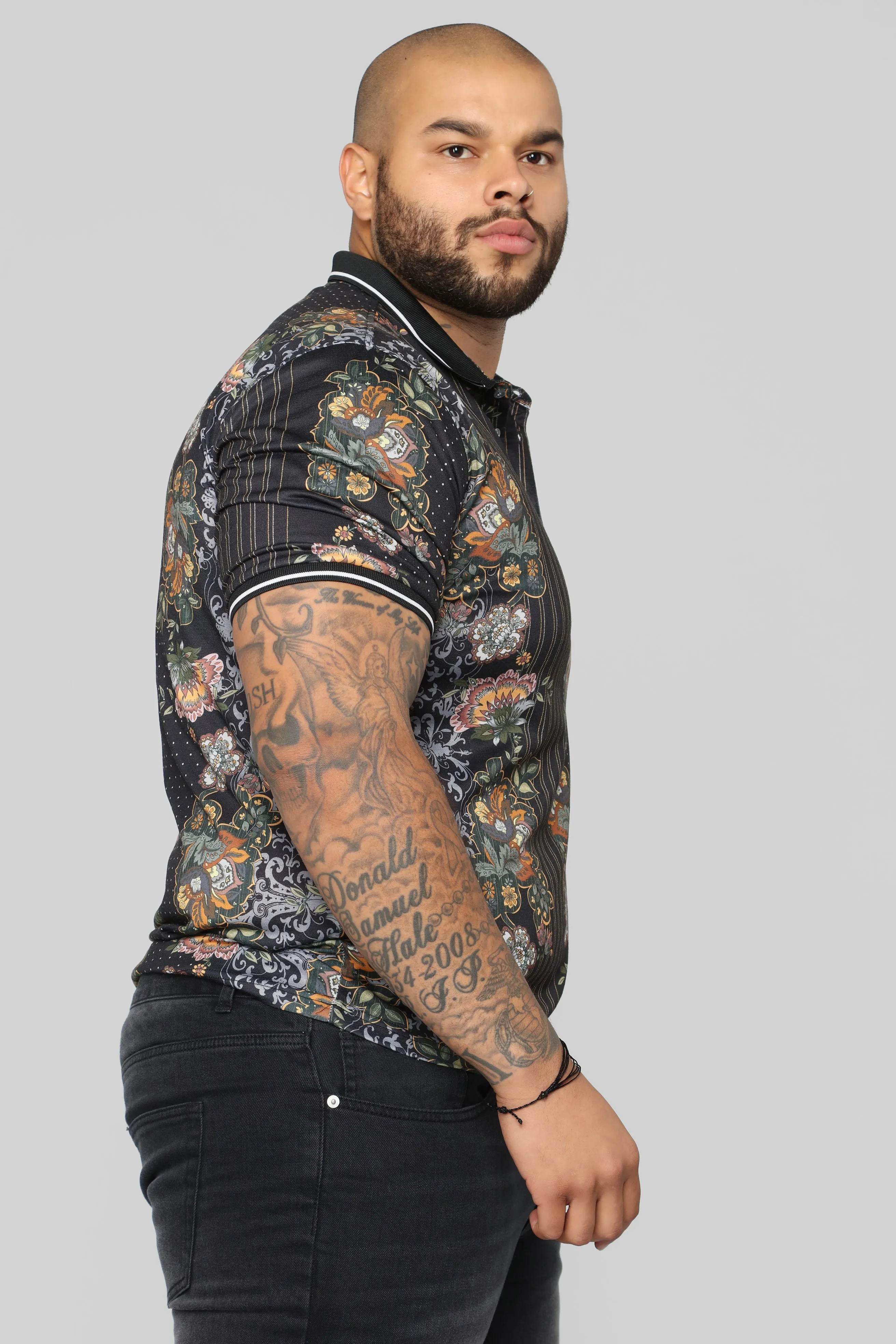 Alton Short Sleeve Polo - Black