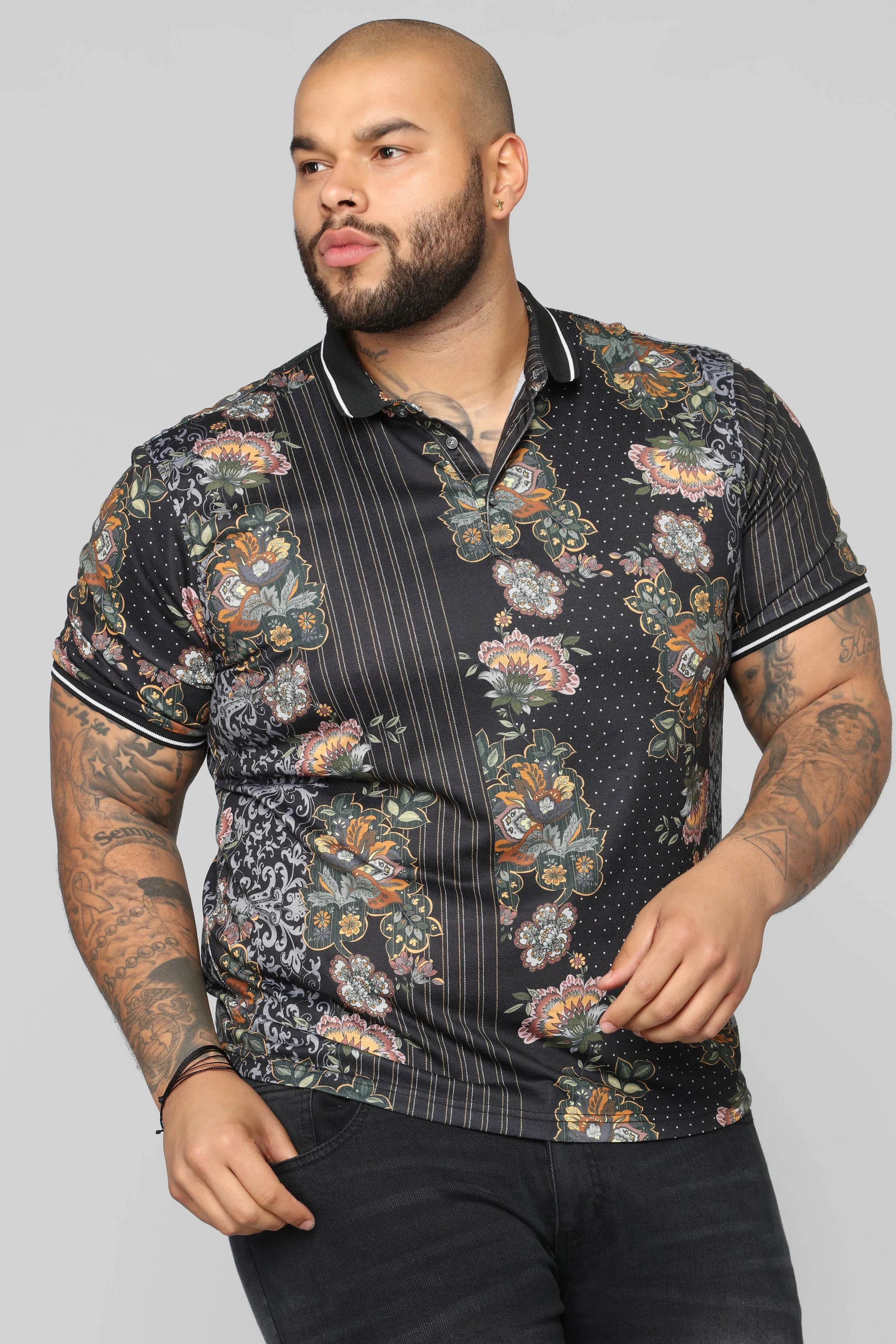 Alton Short Sleeve Polo - Black