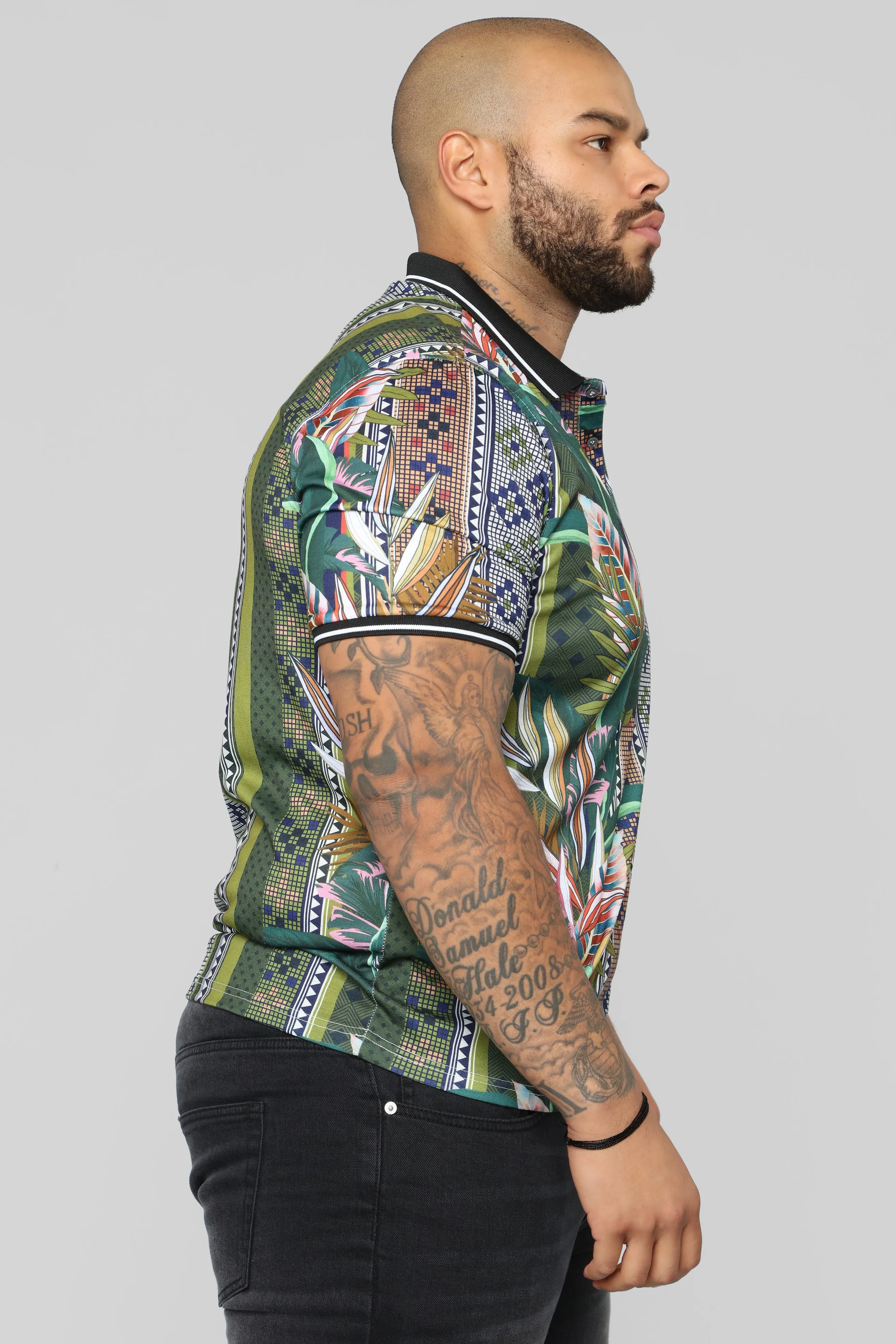 Alvaro Short Sleeve Polo - Green