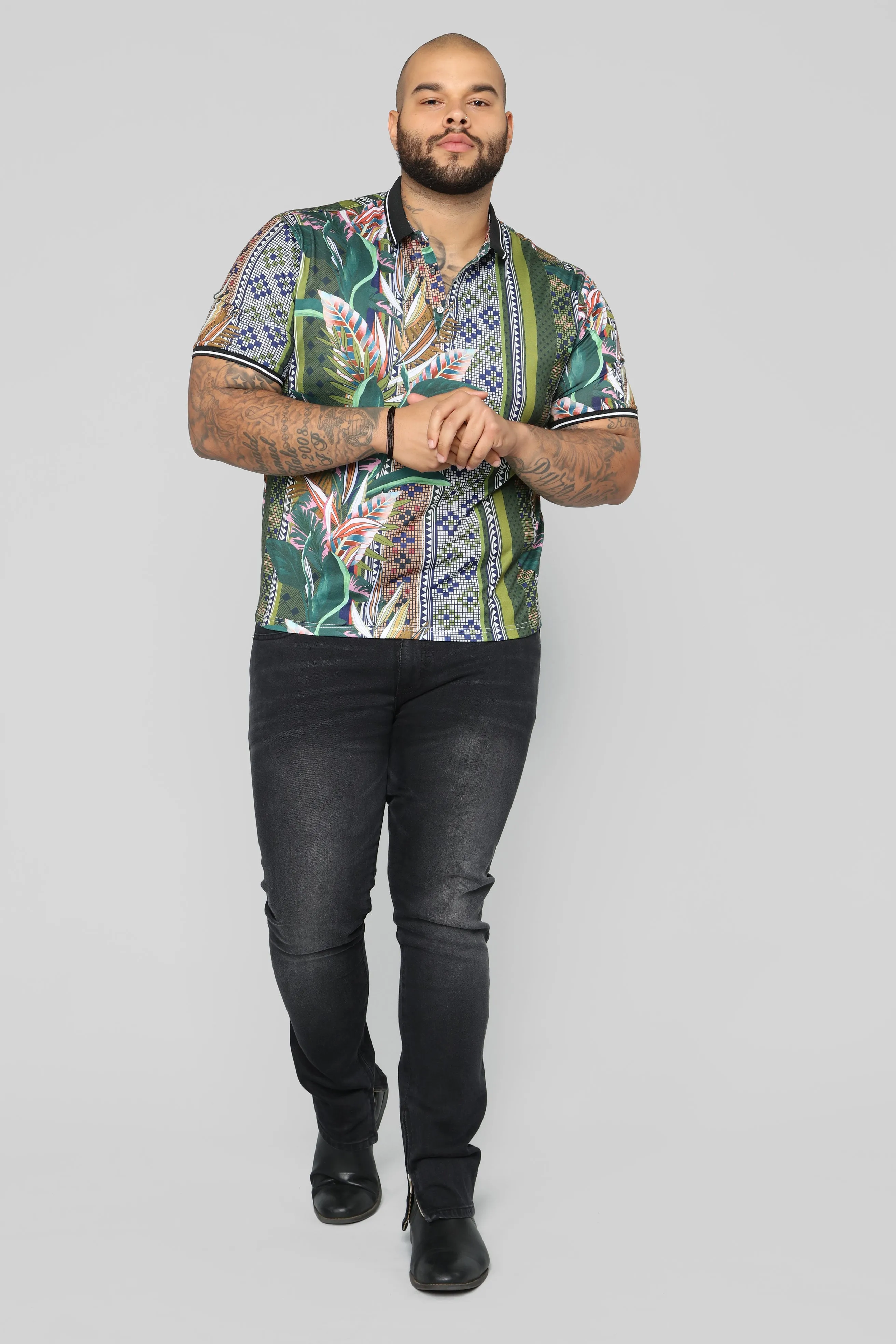 Alvaro Short Sleeve Polo - Green