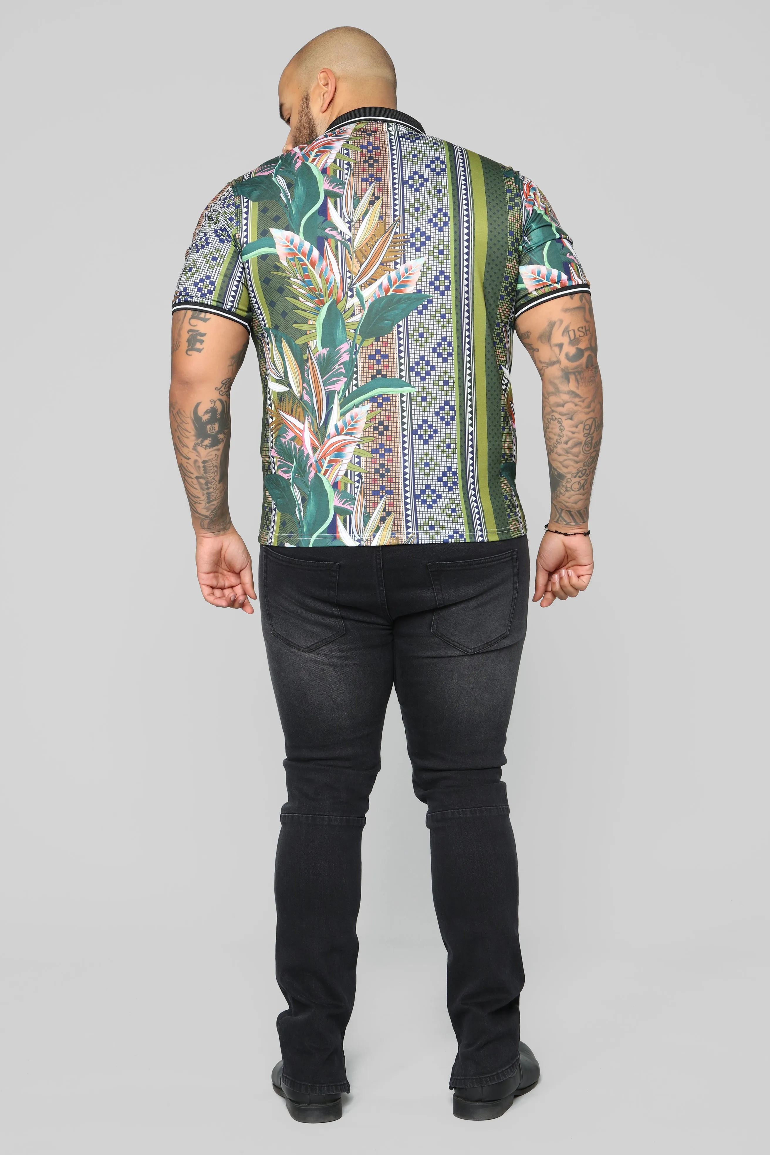 Alvaro Short Sleeve Polo - Green