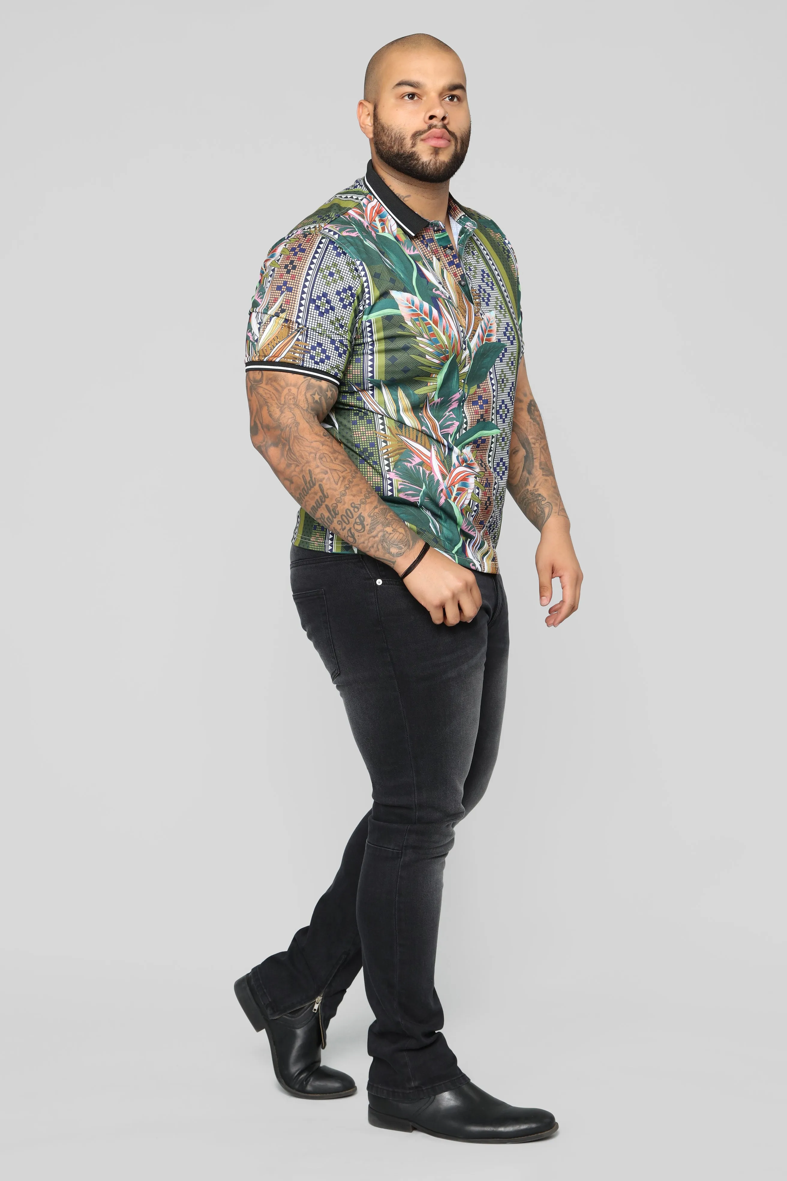 Alvaro Short Sleeve Polo - Green