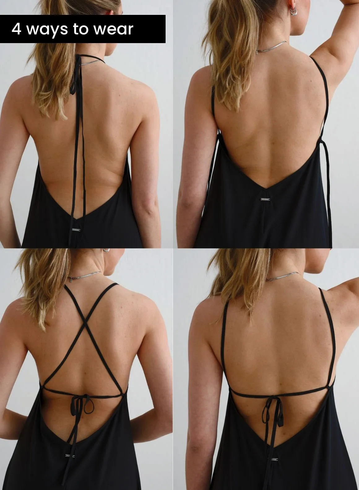 Black Flowy Long Dress