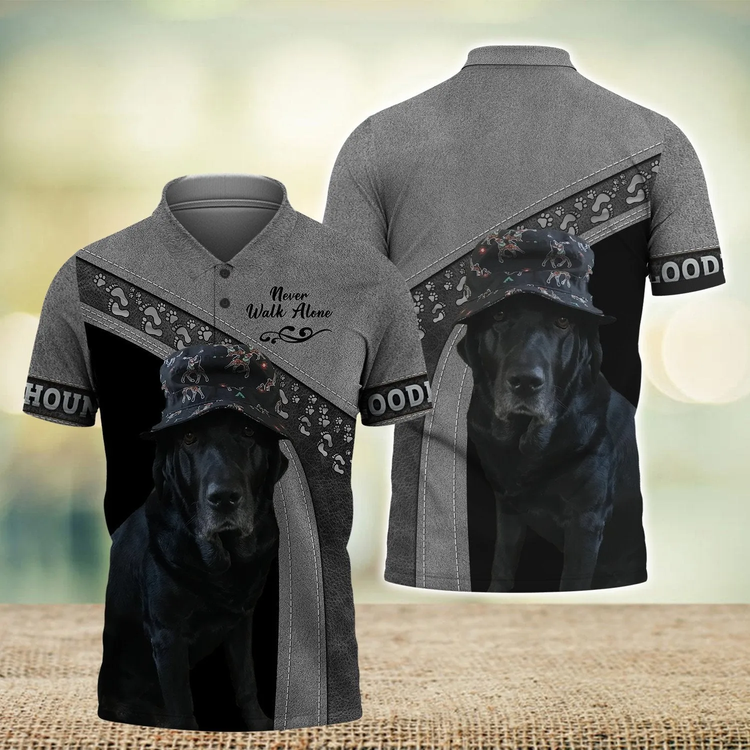 Bloodhounds Love Never Walk Alone 3D Full Print Shirts, Dog Memorial Gifts for loss of Dog
