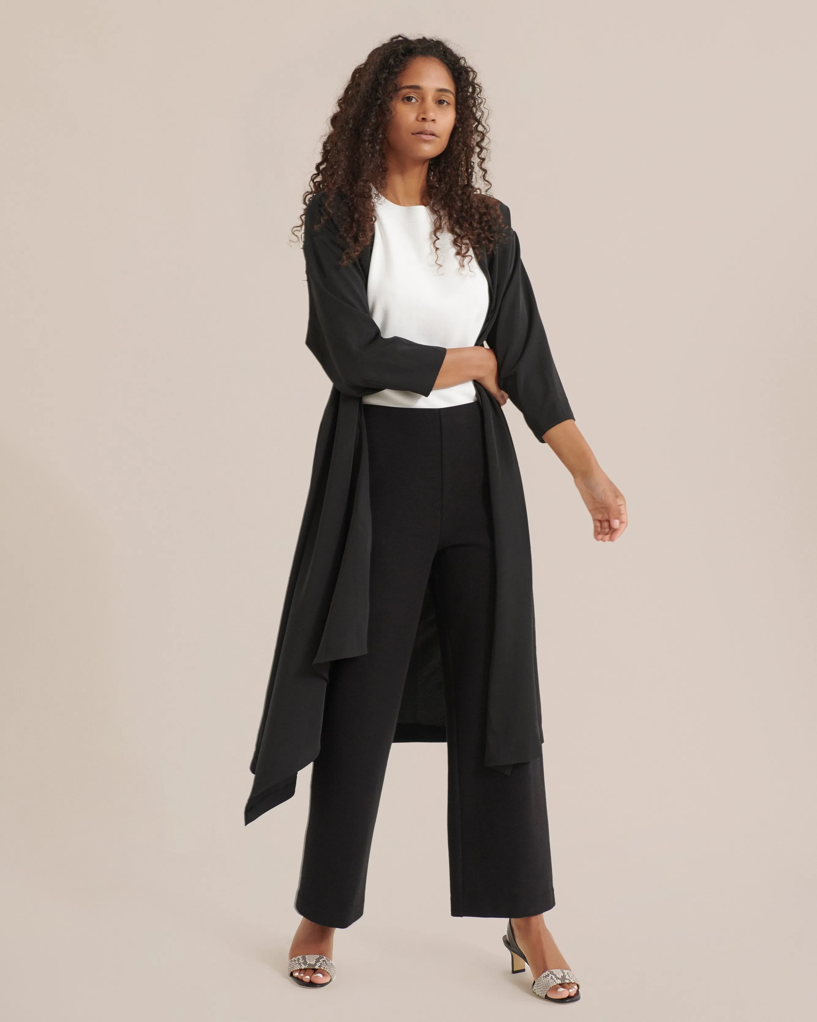 Brendolyn Button-Front Wrap Dress