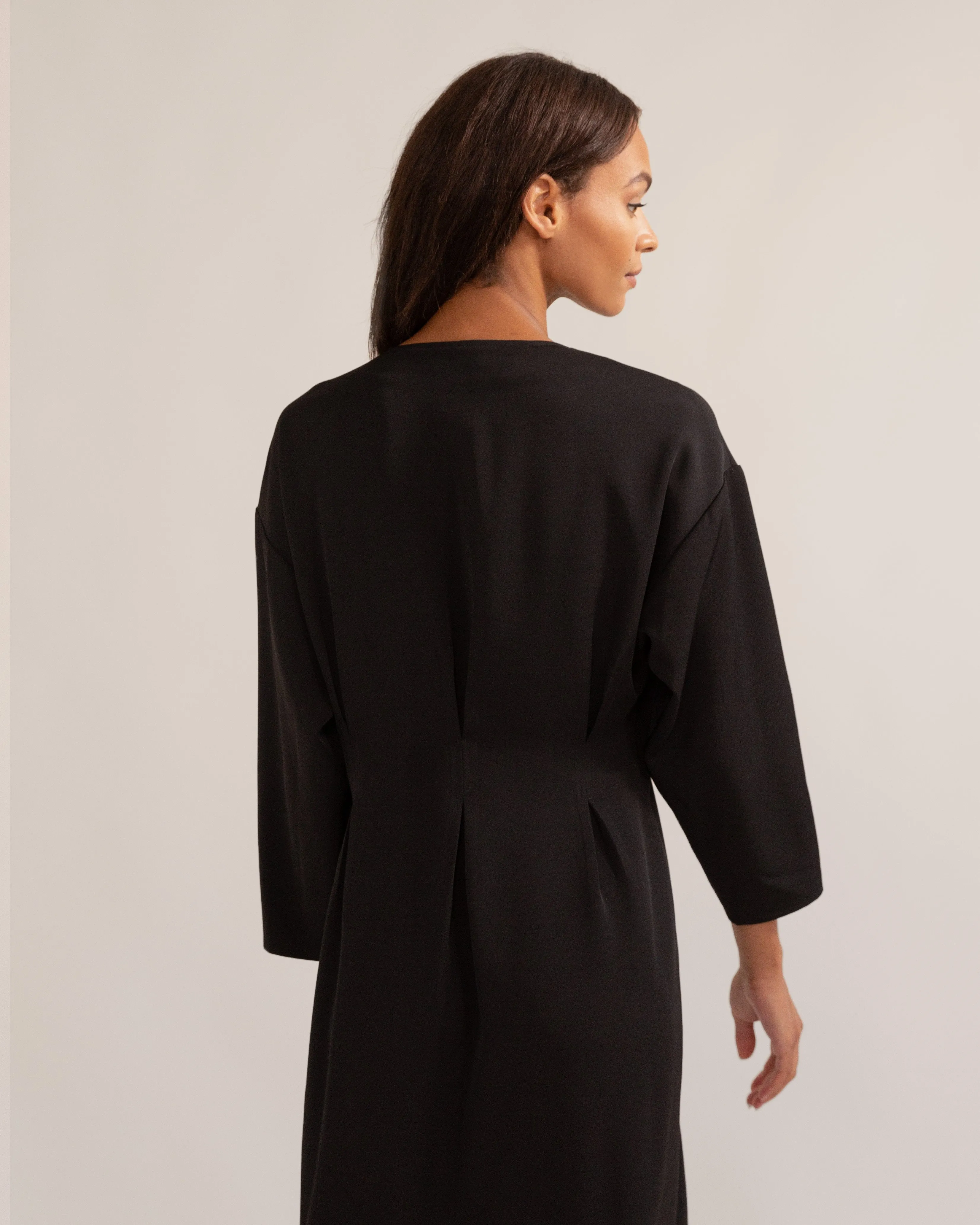 Brendolyn Button-Front Wrap Dress