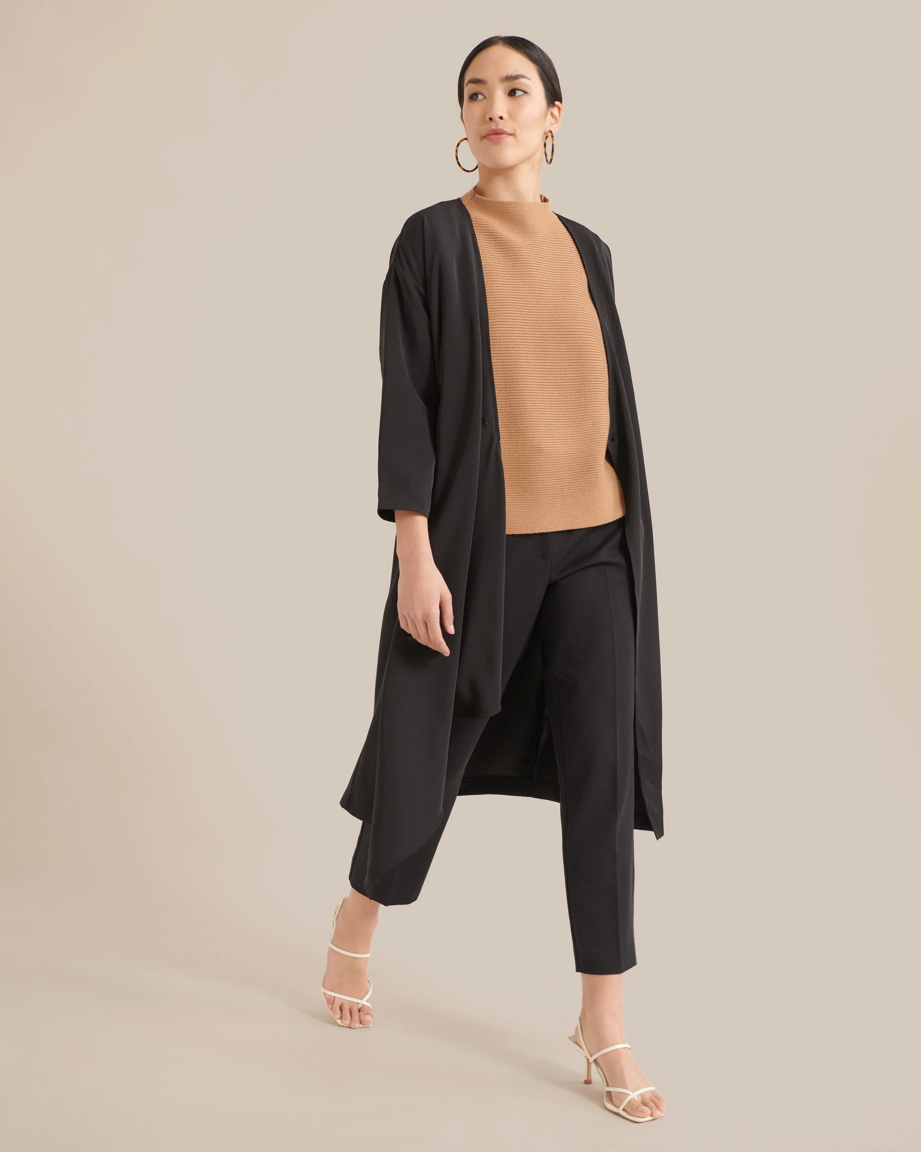 Brendolyn Button-Front Wrap Dress