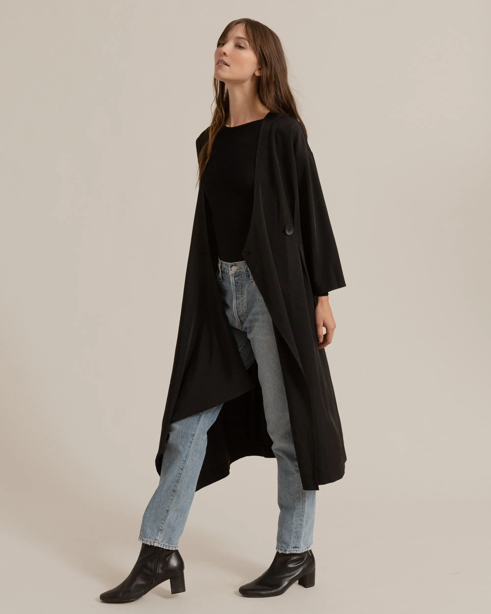 Brendolyn Button-Front Wrap Dress