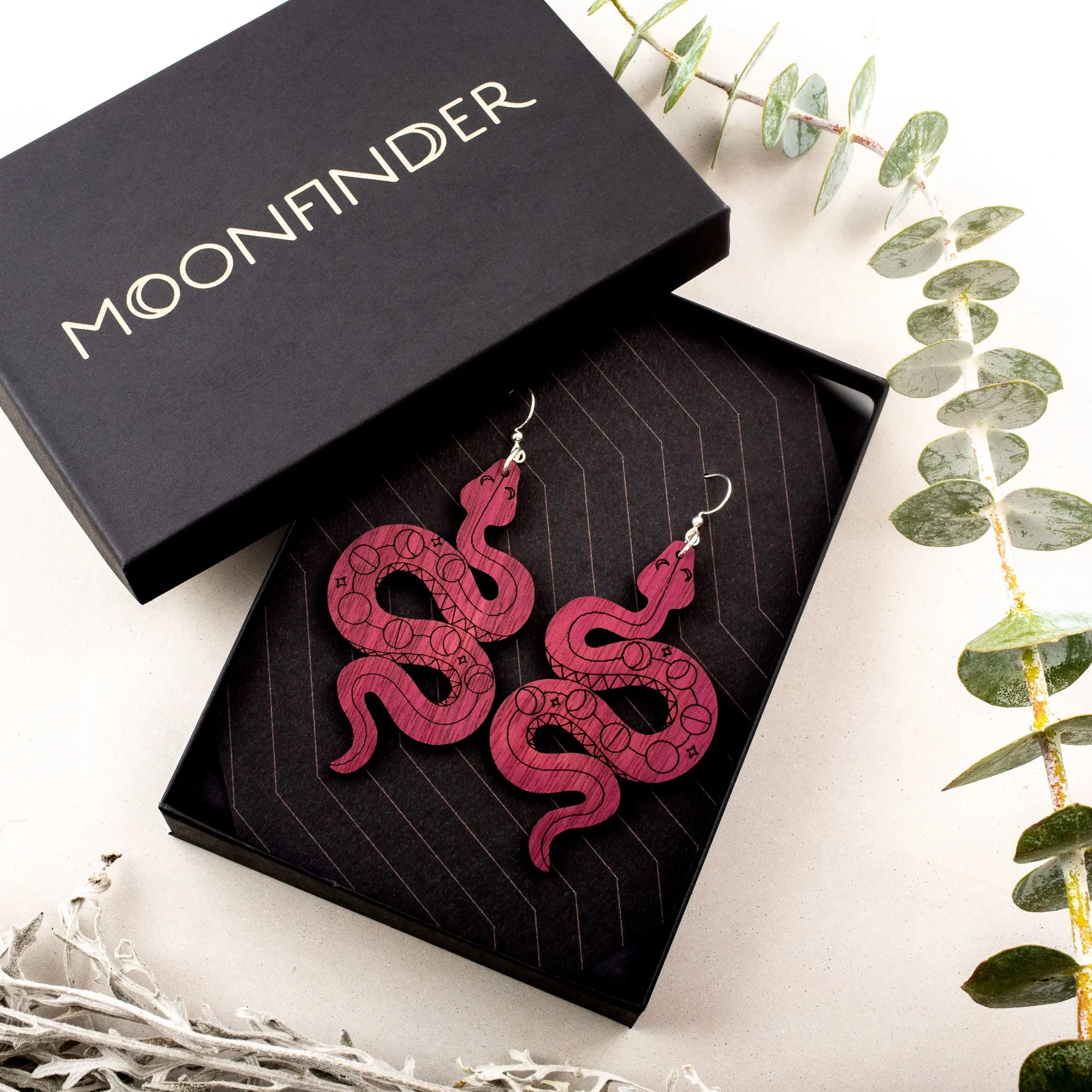 Celestial Snake Earrings