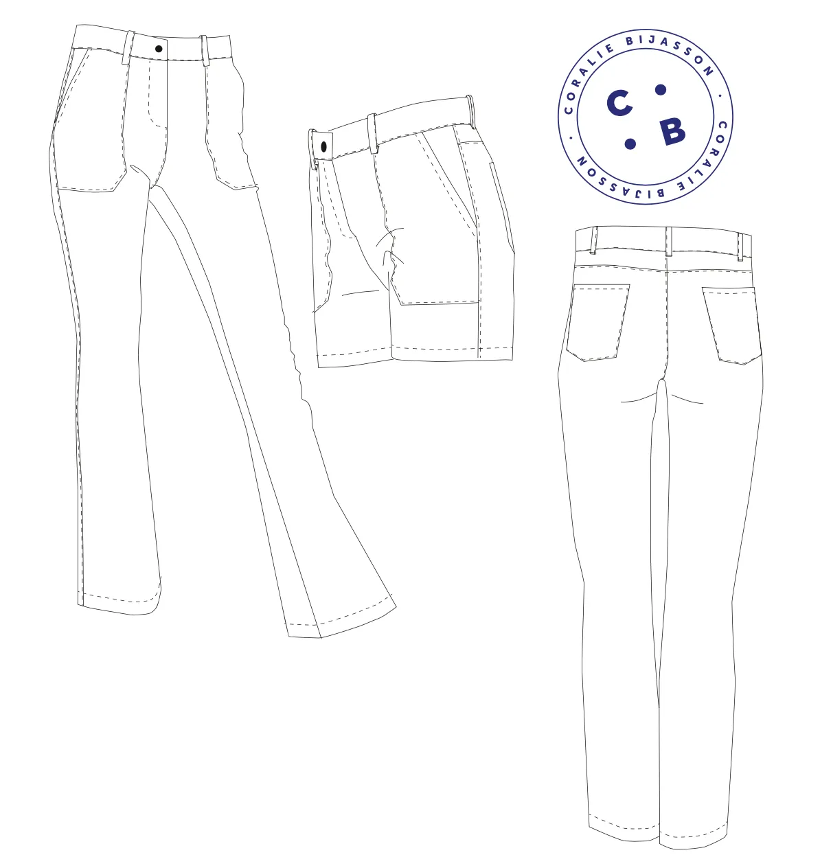 Coralie Bijasson Philippine Pants and Shorts