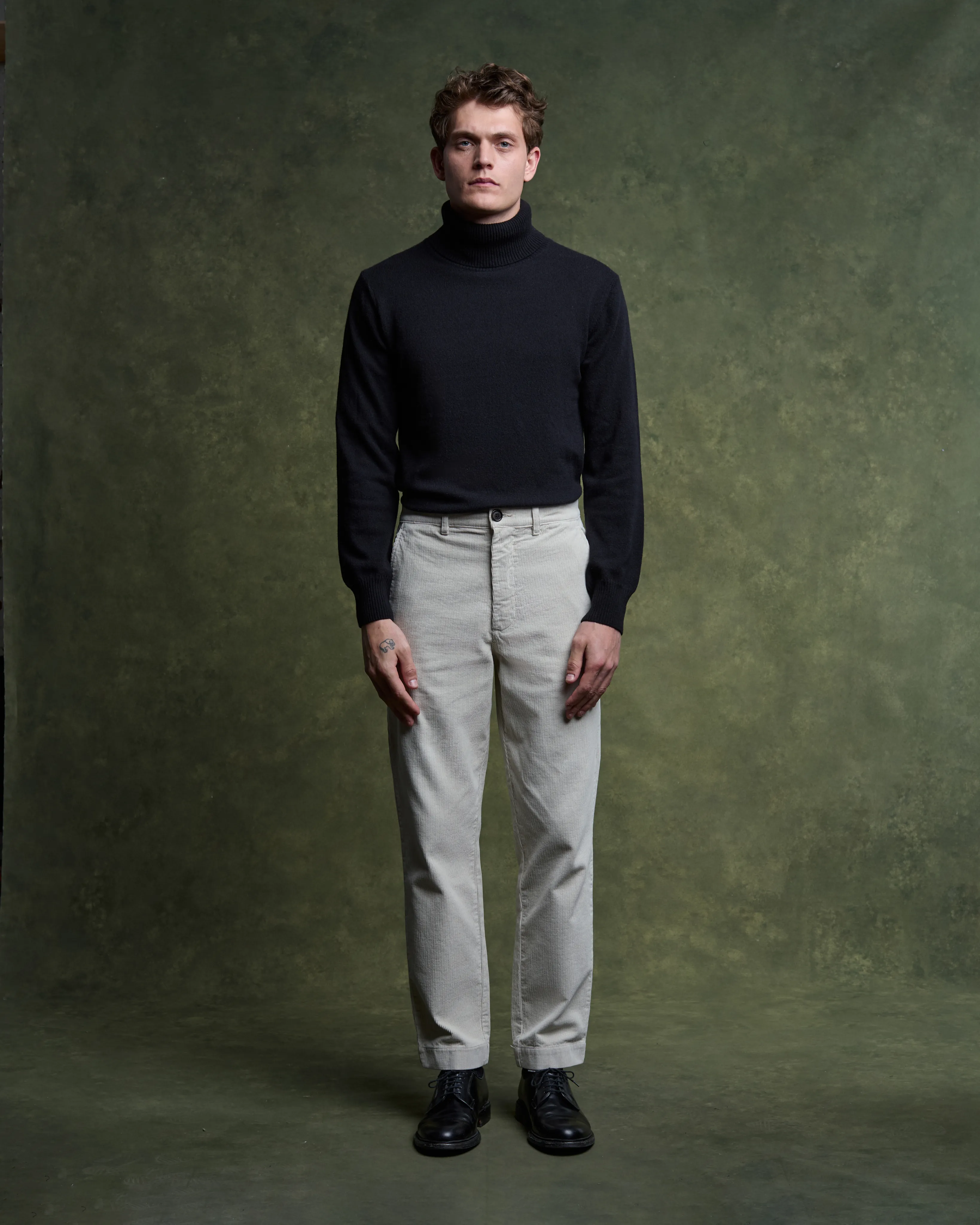 EMERSON Velvet Chino - Ivoire