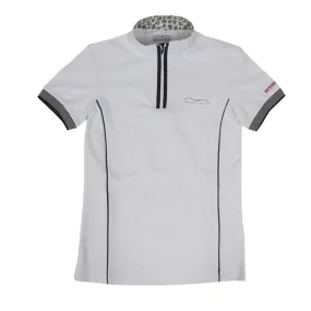 GIRLS JERSEY SHOW POLO SHIRT BY ANIMO MOD. BABET White blue