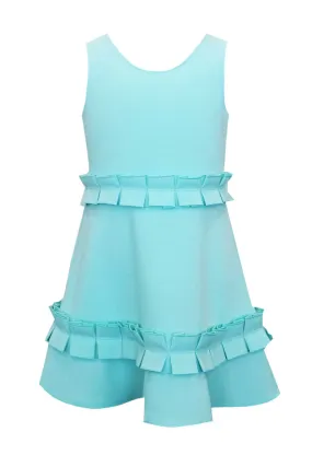 Girls Sleeveless Fit and Flare Skater Dress
