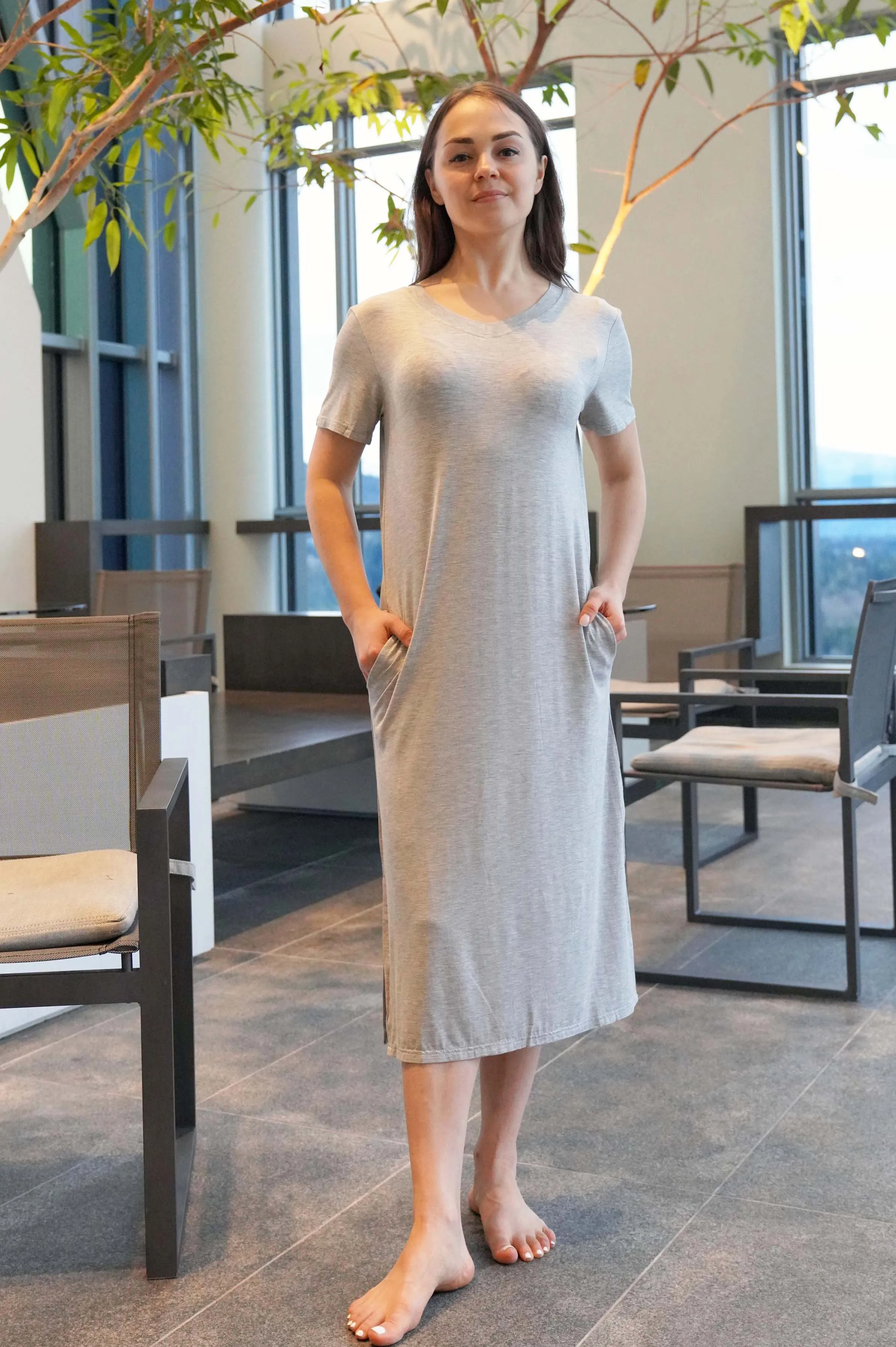 HARMONY BAMBOO-BLEND PJ DRESS