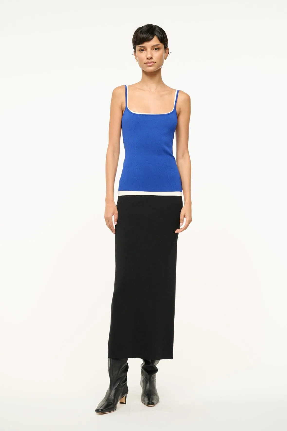 IGNACIO DRESS | DEEP SEA BLACK IVORY