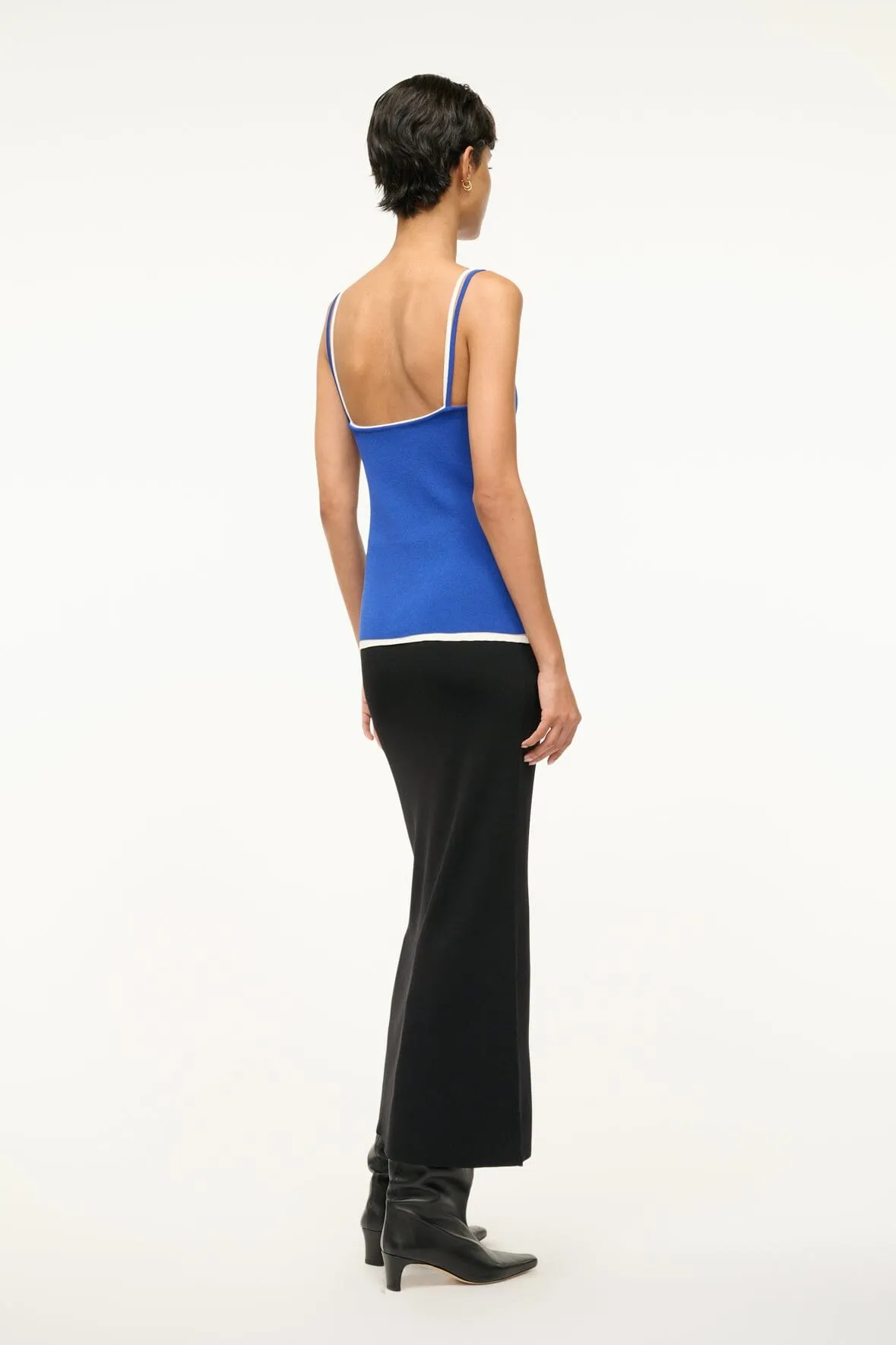 IGNACIO DRESS | DEEP SEA BLACK IVORY