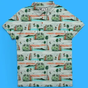 It's Bussin' | Cool Coastal Beach Golf Polo for Men