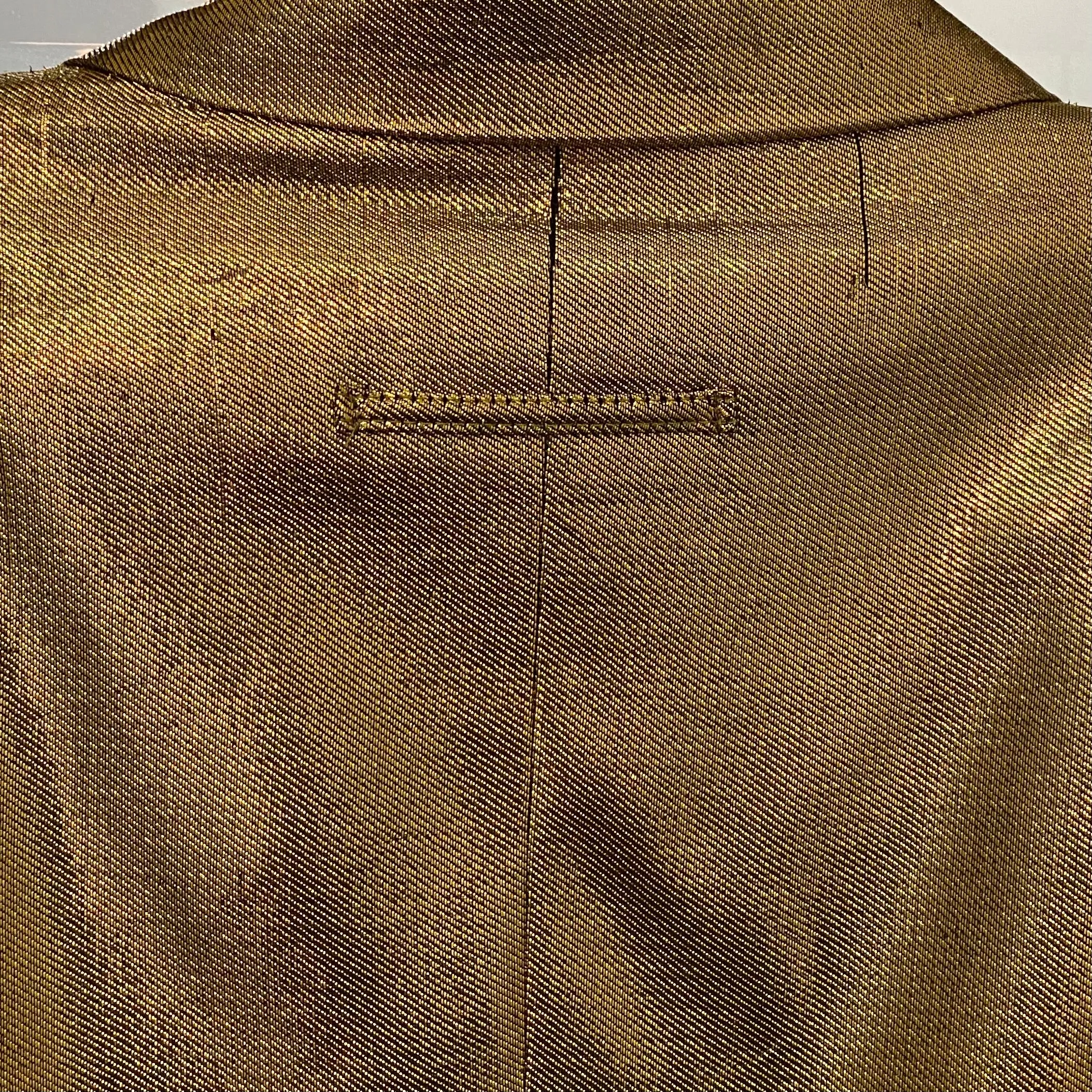 Jean Paul Gaultier Gold Lamé Blazer