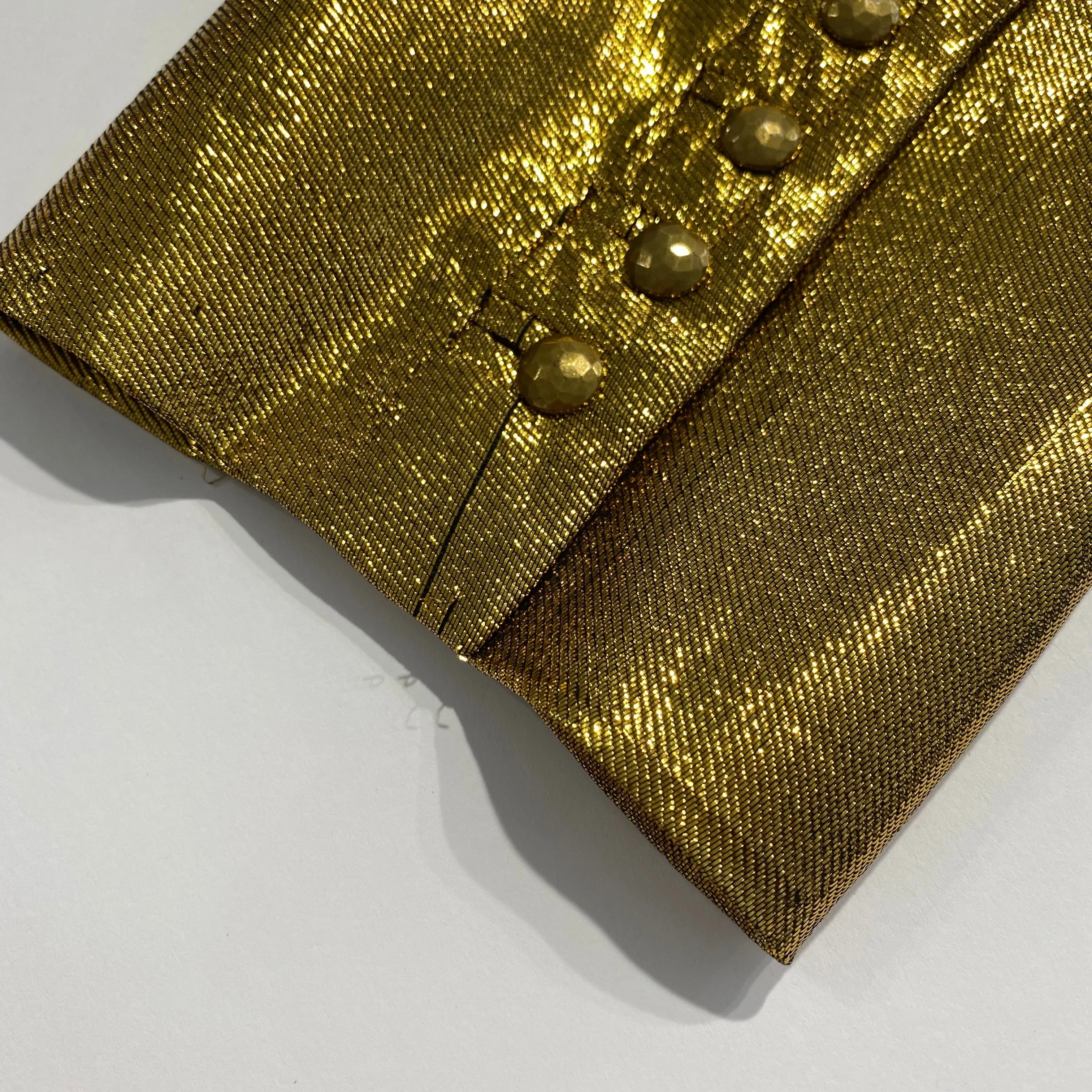 Jean Paul Gaultier Gold Lamé Blazer