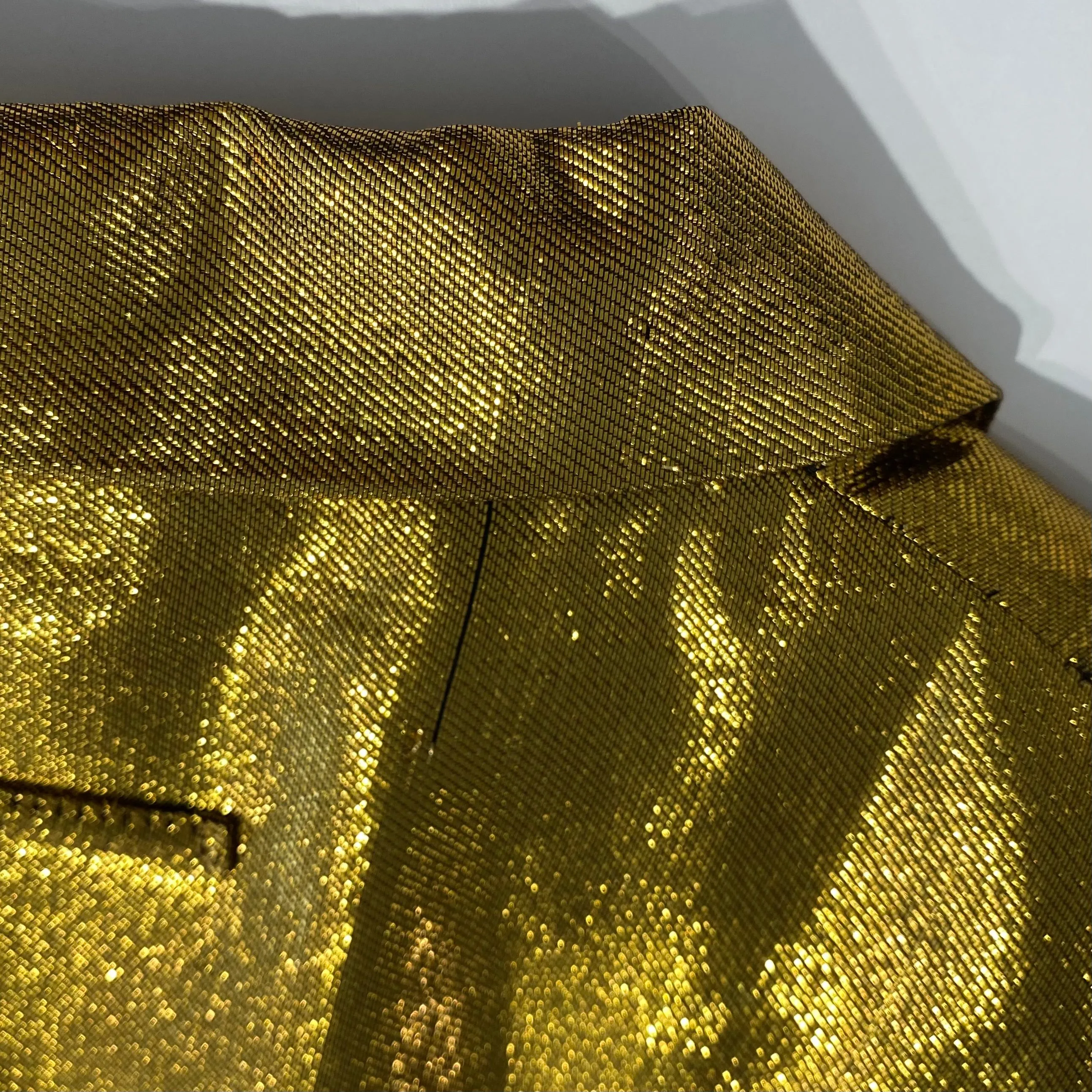 Jean Paul Gaultier Gold Lamé Blazer