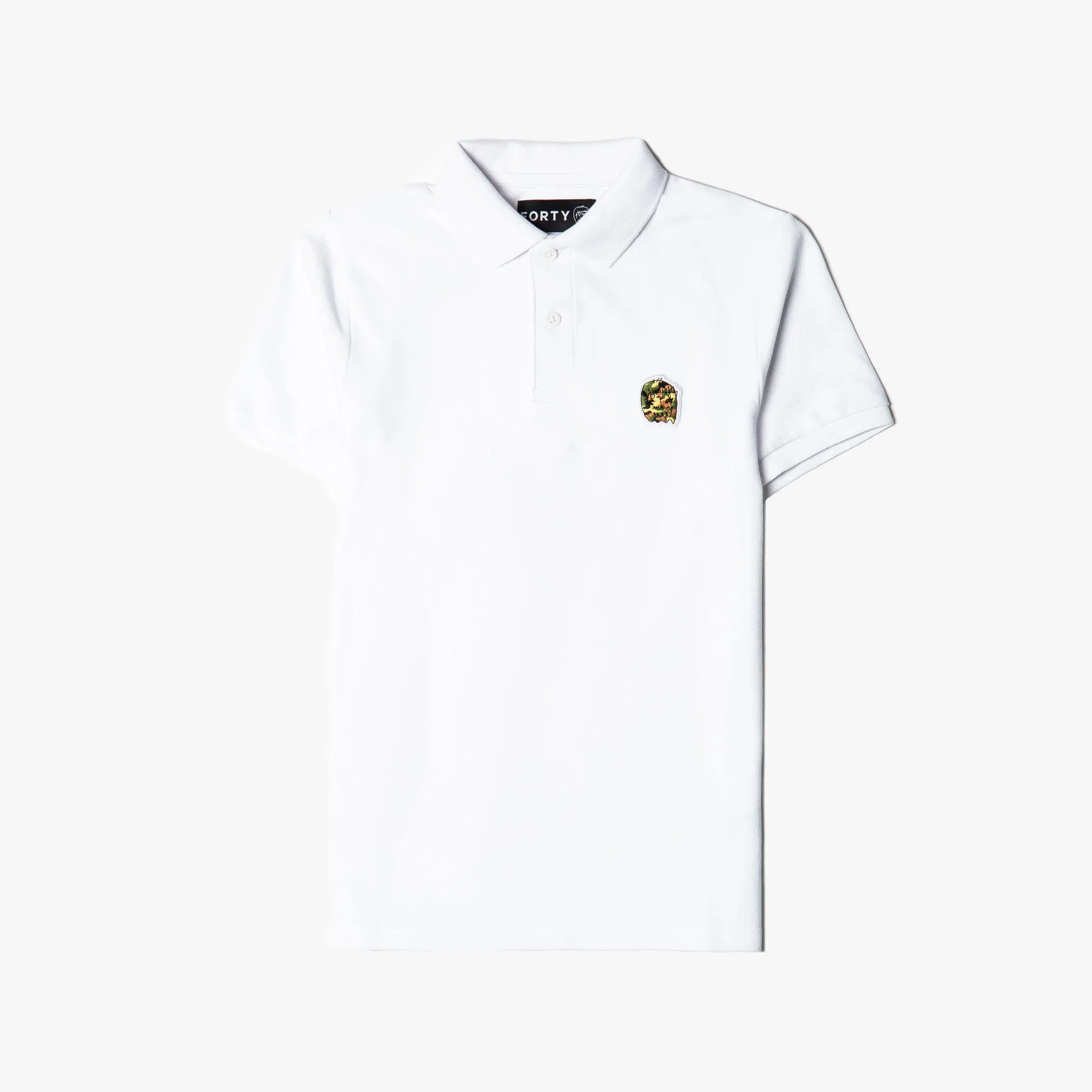 JUNIOR Draper Polo (White)