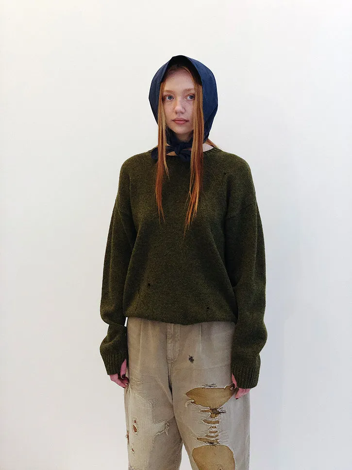 Kapital 7G Smilie Crew Sweater