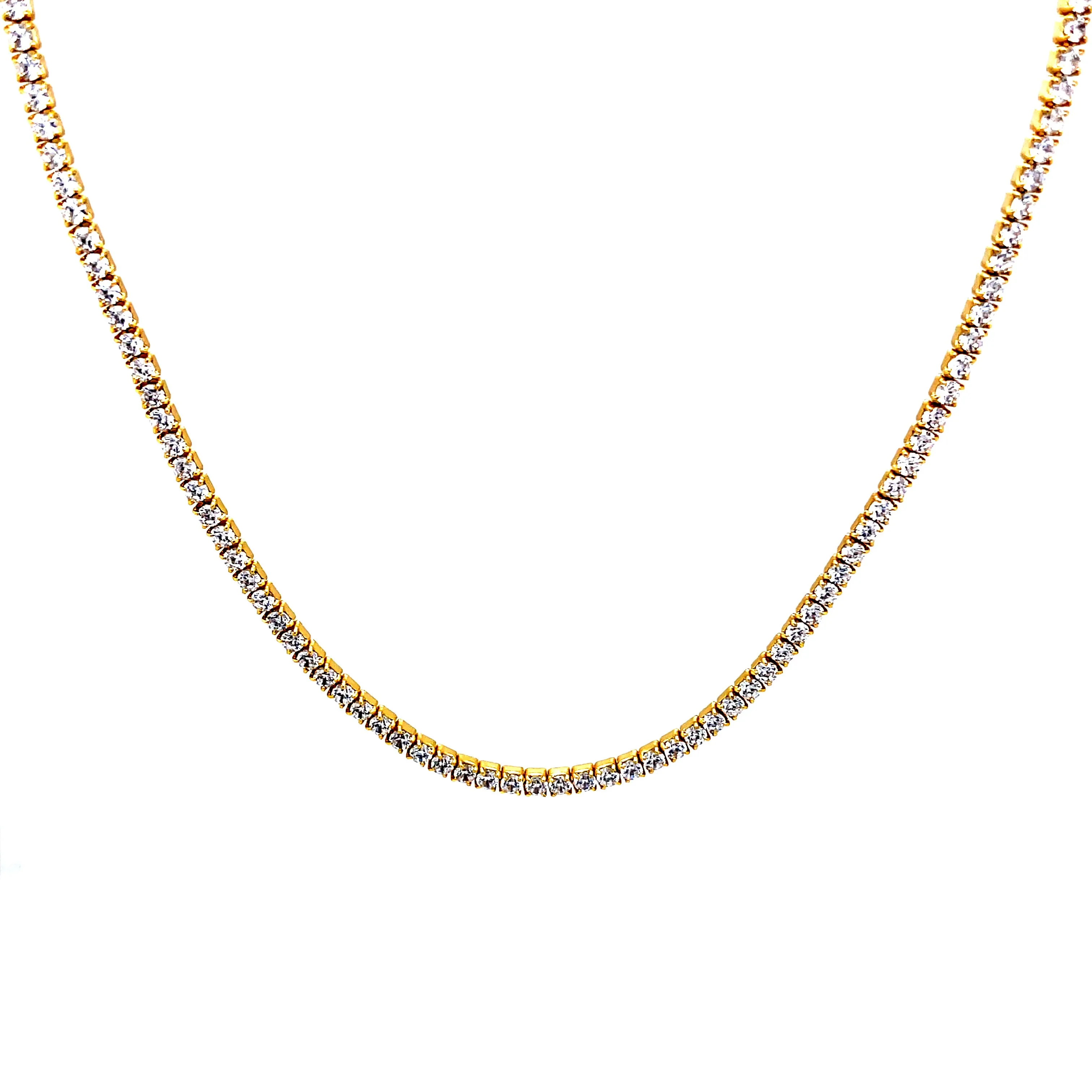 Lightweight Tennis Choker Necklace