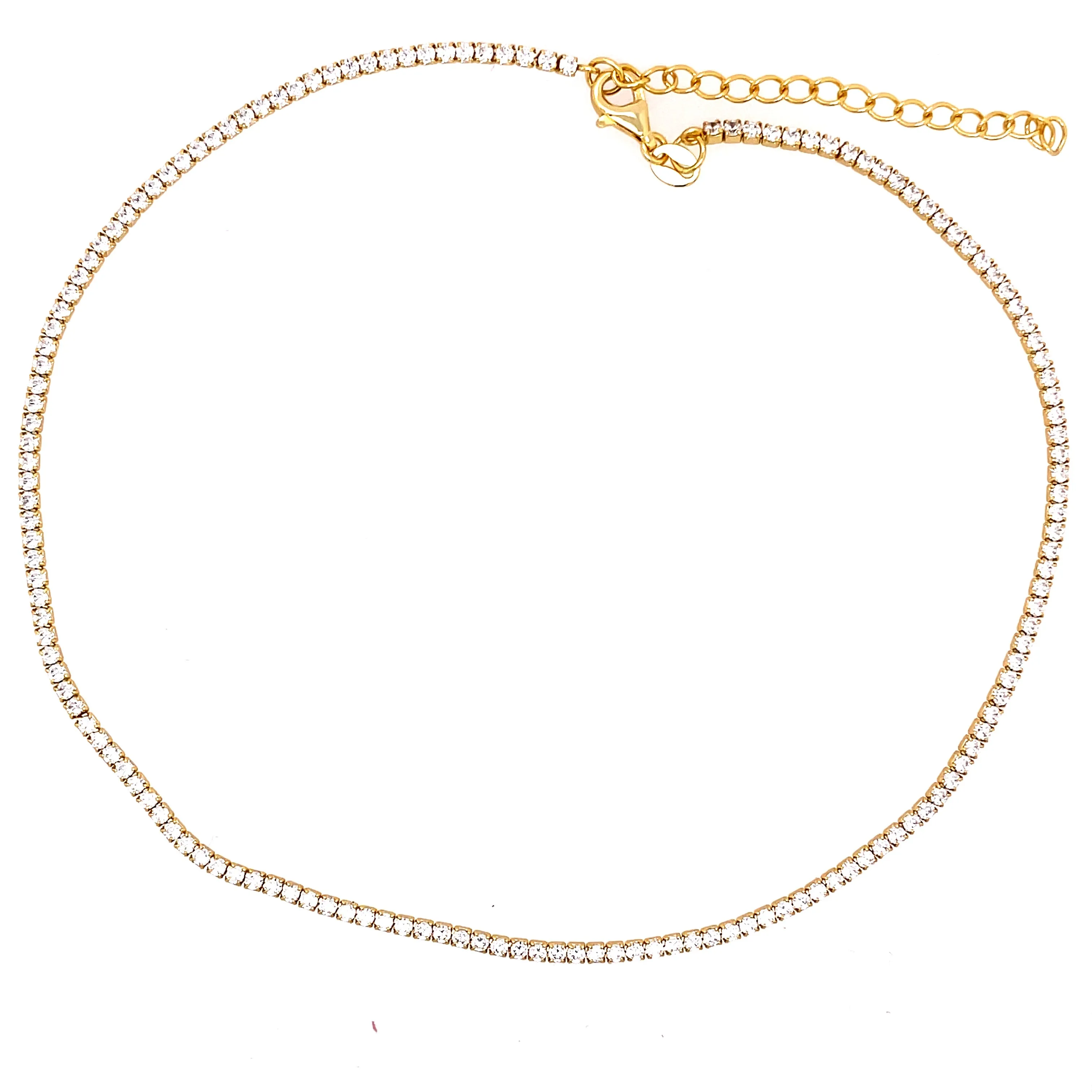 Lightweight Tennis Choker Necklace