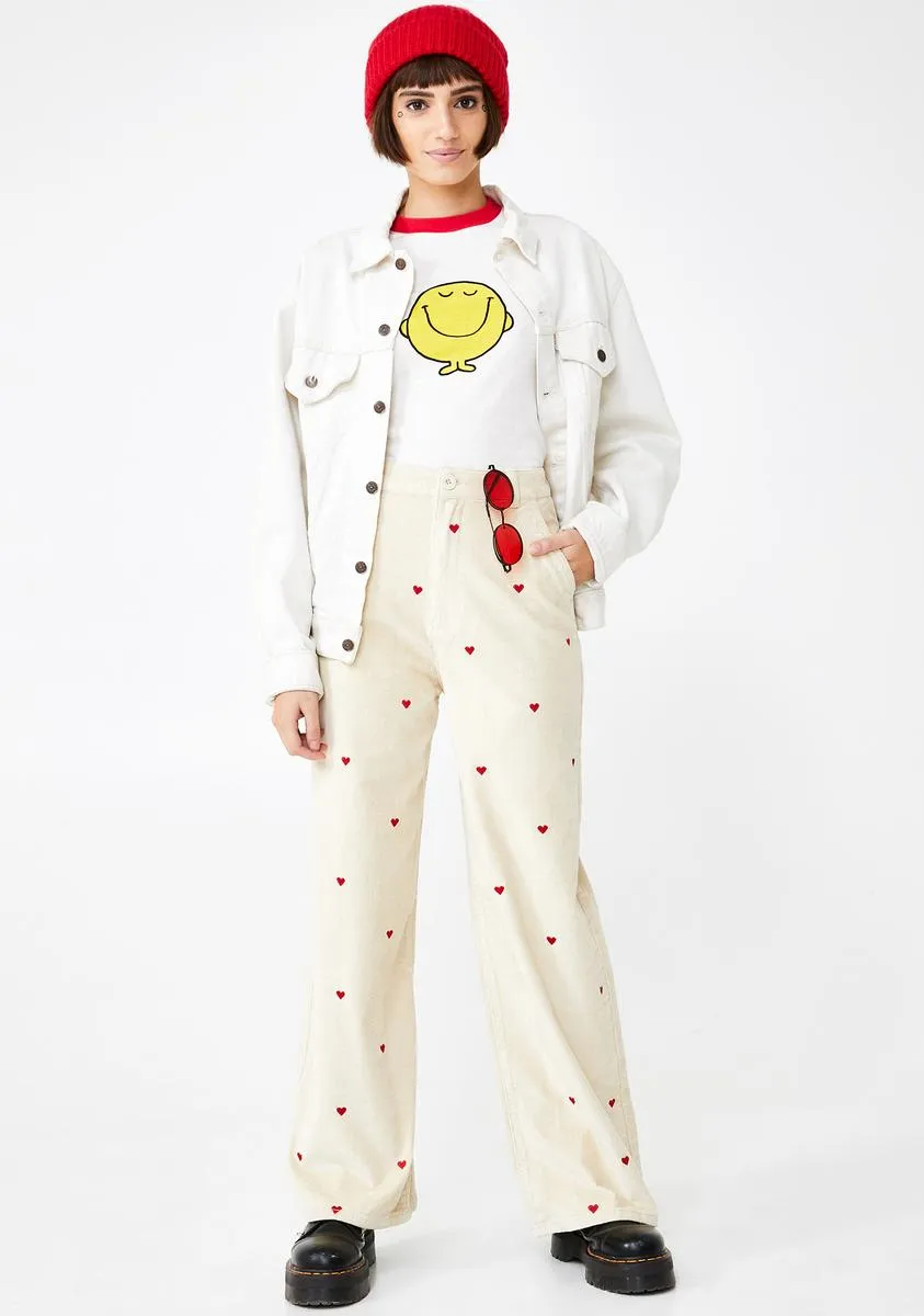 Little Heart Corduroy Trousers