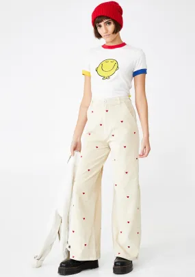 Little Heart Corduroy Trousers