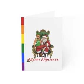 Merry Queermas Greeting Cards ' Happy Holigays (With SHAVA)