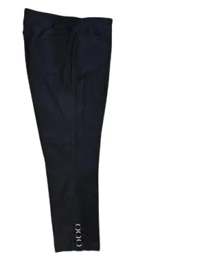 Pants Ankle Front & Rear Pockets Black Women's M33709pm