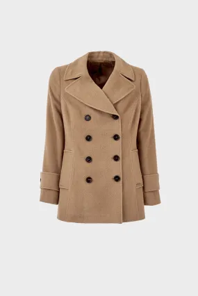 Peacoat Coat Baby Alpaca Color Camel