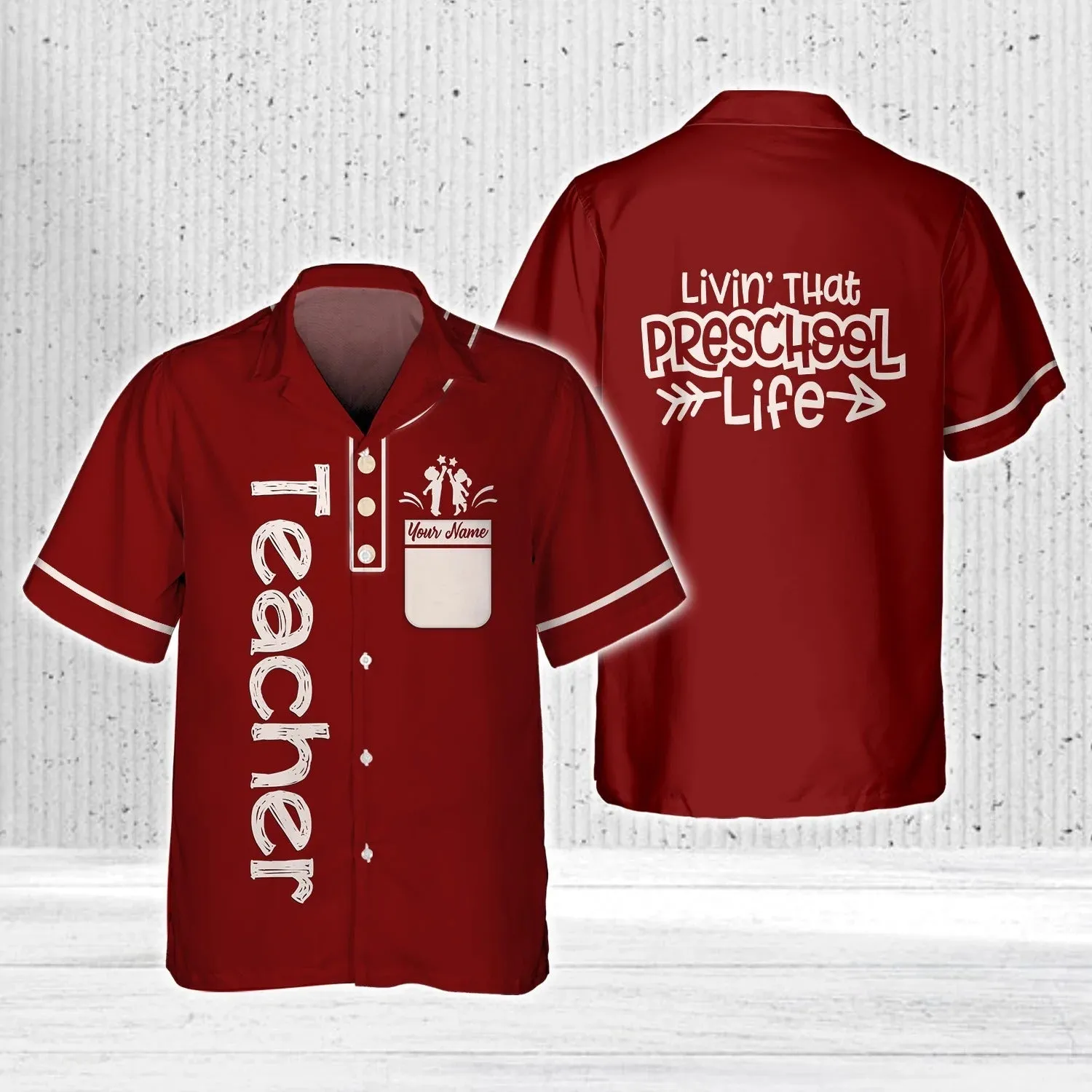 Personalized Preschool Teacher Shirt 3D All Over Print, Preschool Teacher Gifts