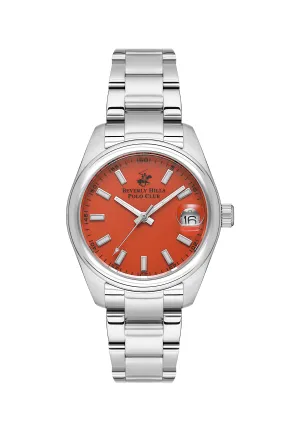 Polo - BP3597X.380 Ladies 3 Hands - Date Red Dial Ceramic Sapphire Coated Glass