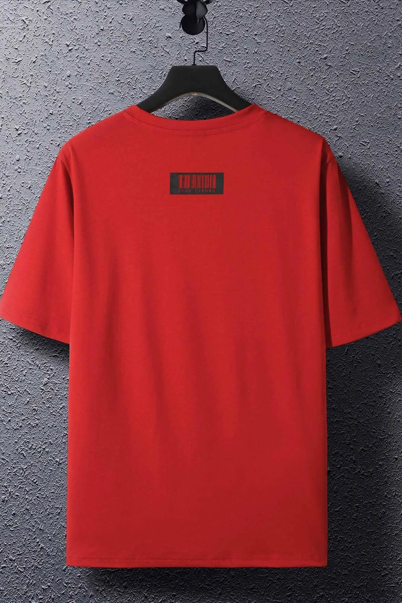 Polo Republica Men's Stay Strong Printed Crew Neck Tee Shirt