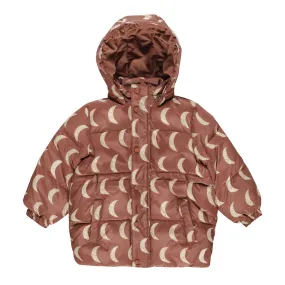 Puffer Jacket - Moons - Brick - FINAL SALE
