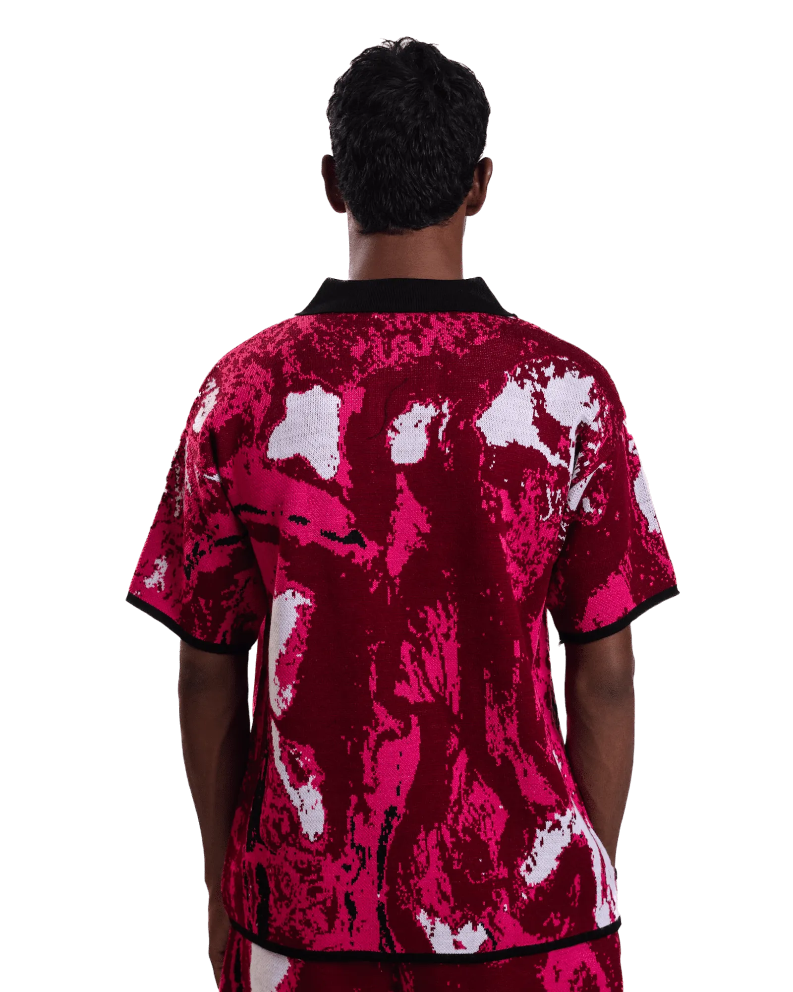 "RADIANT TIDE" JACQUARD POLO
