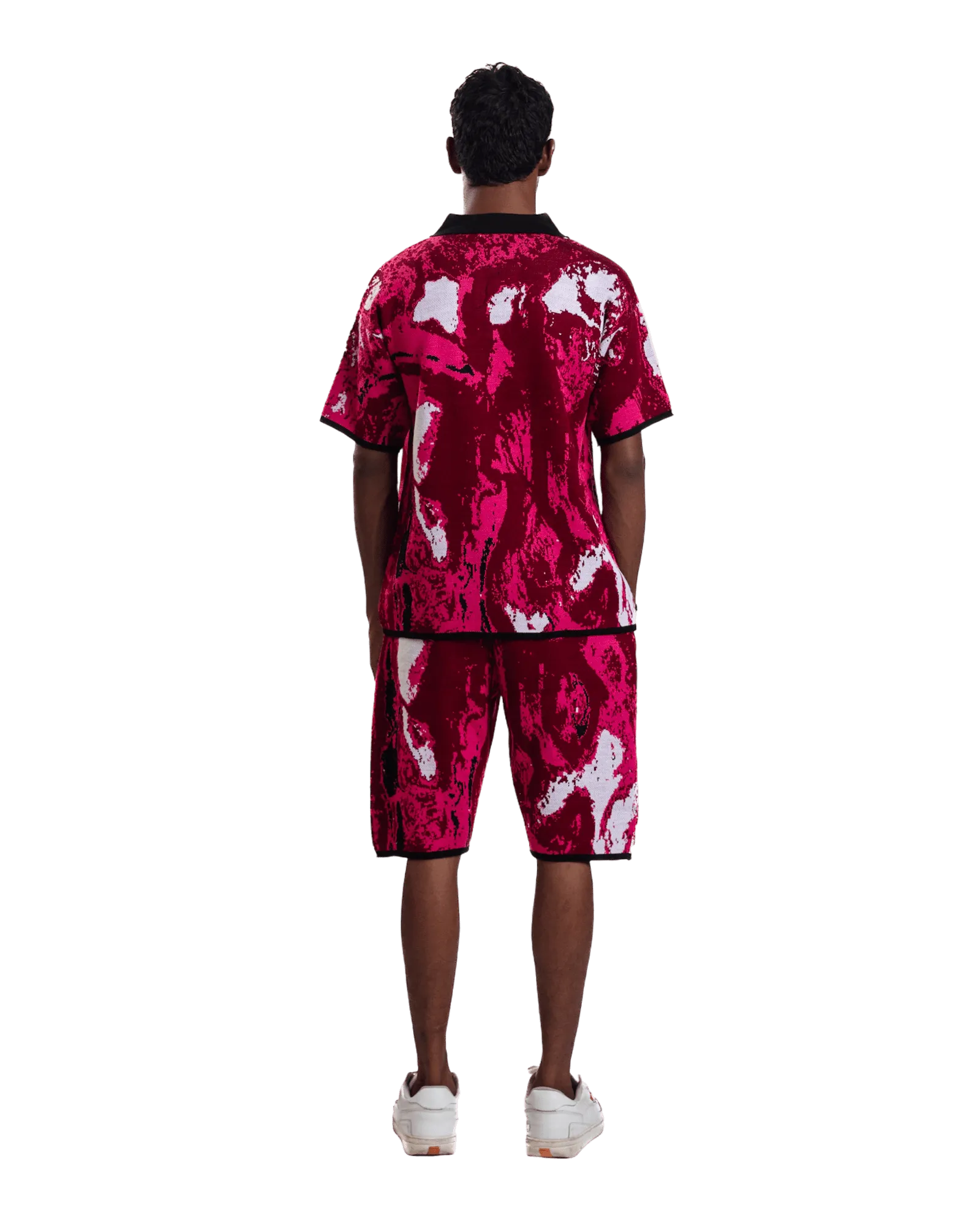 "RADIANT TIDE" JACQUARD POLO