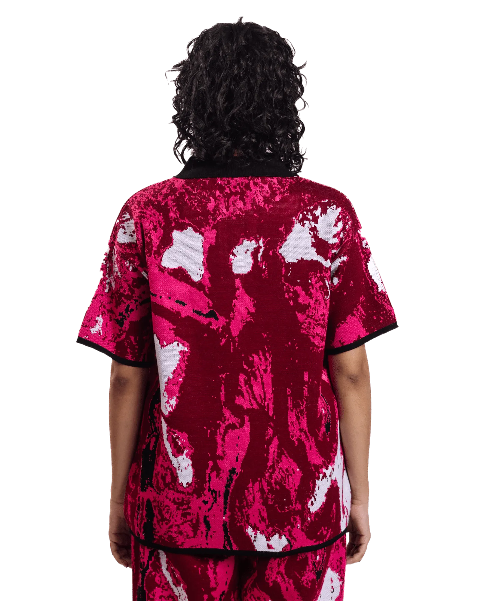 "RADIANT TIDE" JACQUARD POLO