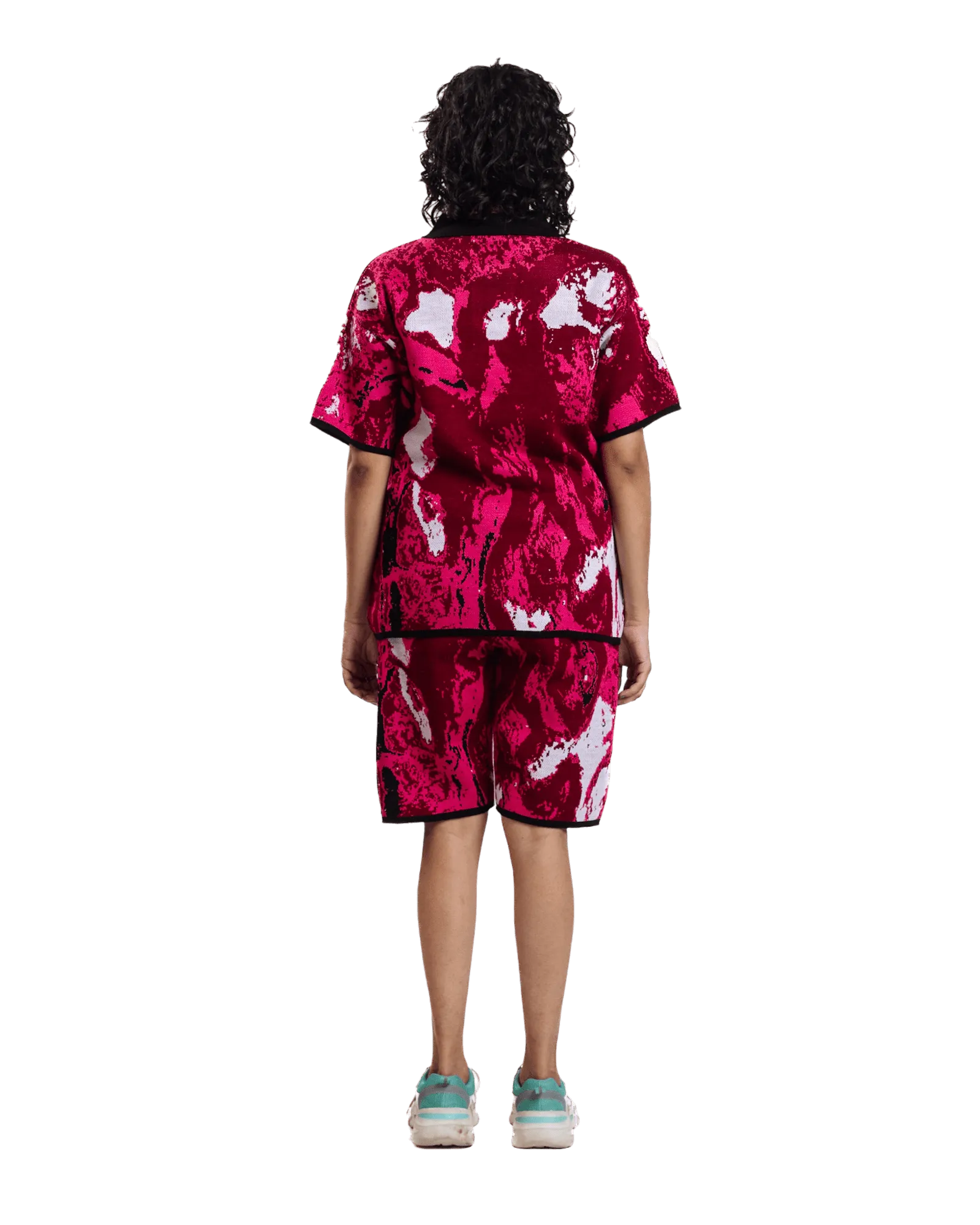 "RADIANT TIDE" JACQUARD POLO